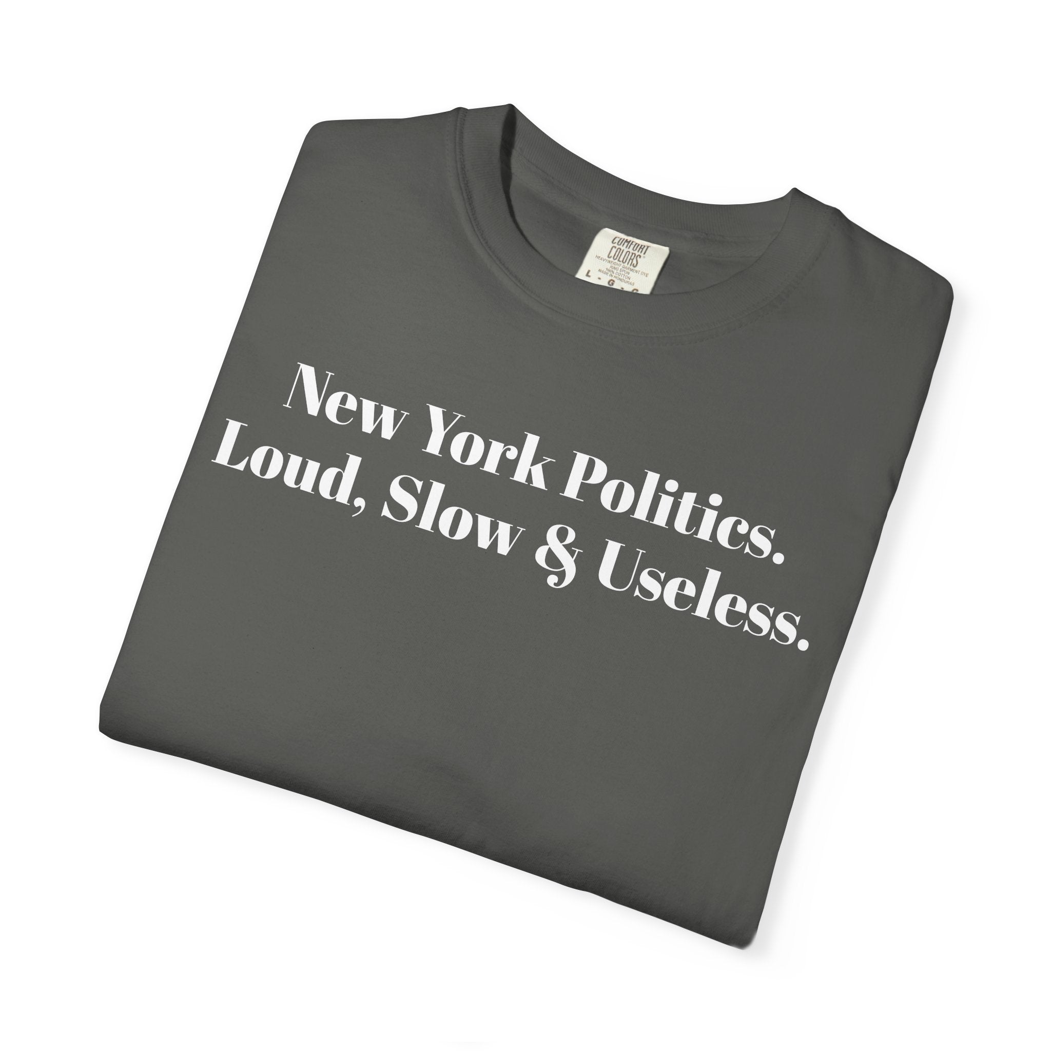 New York Politics. Loud, Slow & Useless.