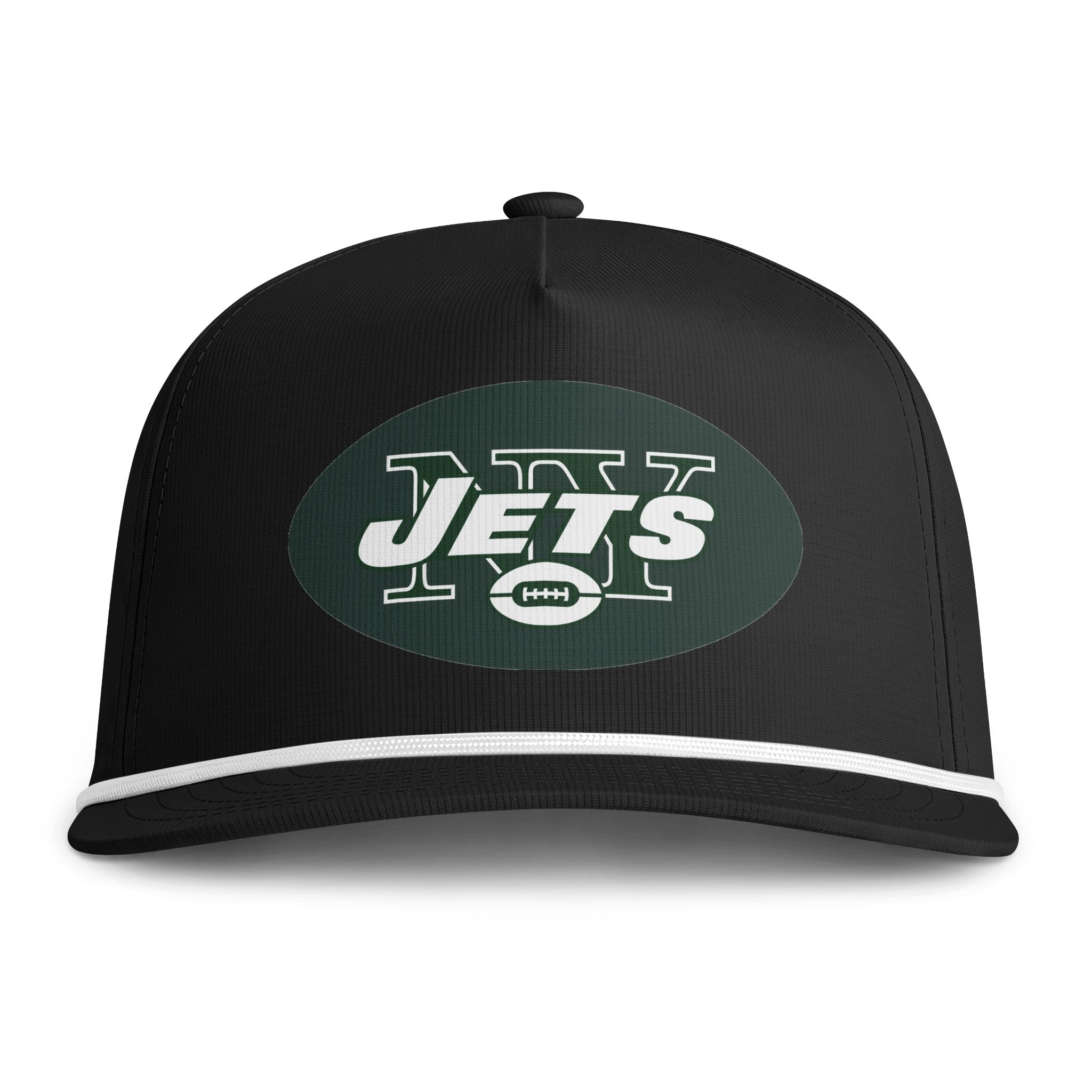 Jets NY Rope Cap — Vintage Sunwashed Football Trucker Hat
