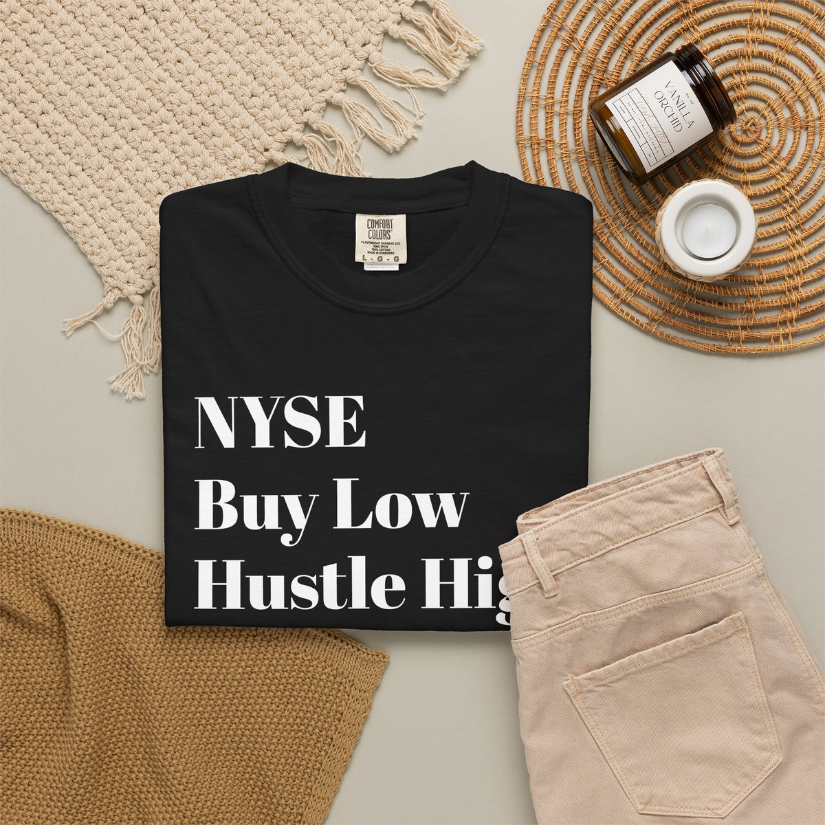 NYSE Buy Low - Hustle High - Tee Shirt