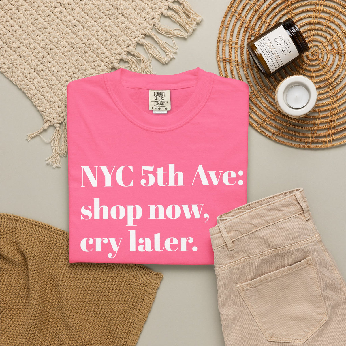 NYC 5th Avenue - Shop Now - Cry Later - Tee Later