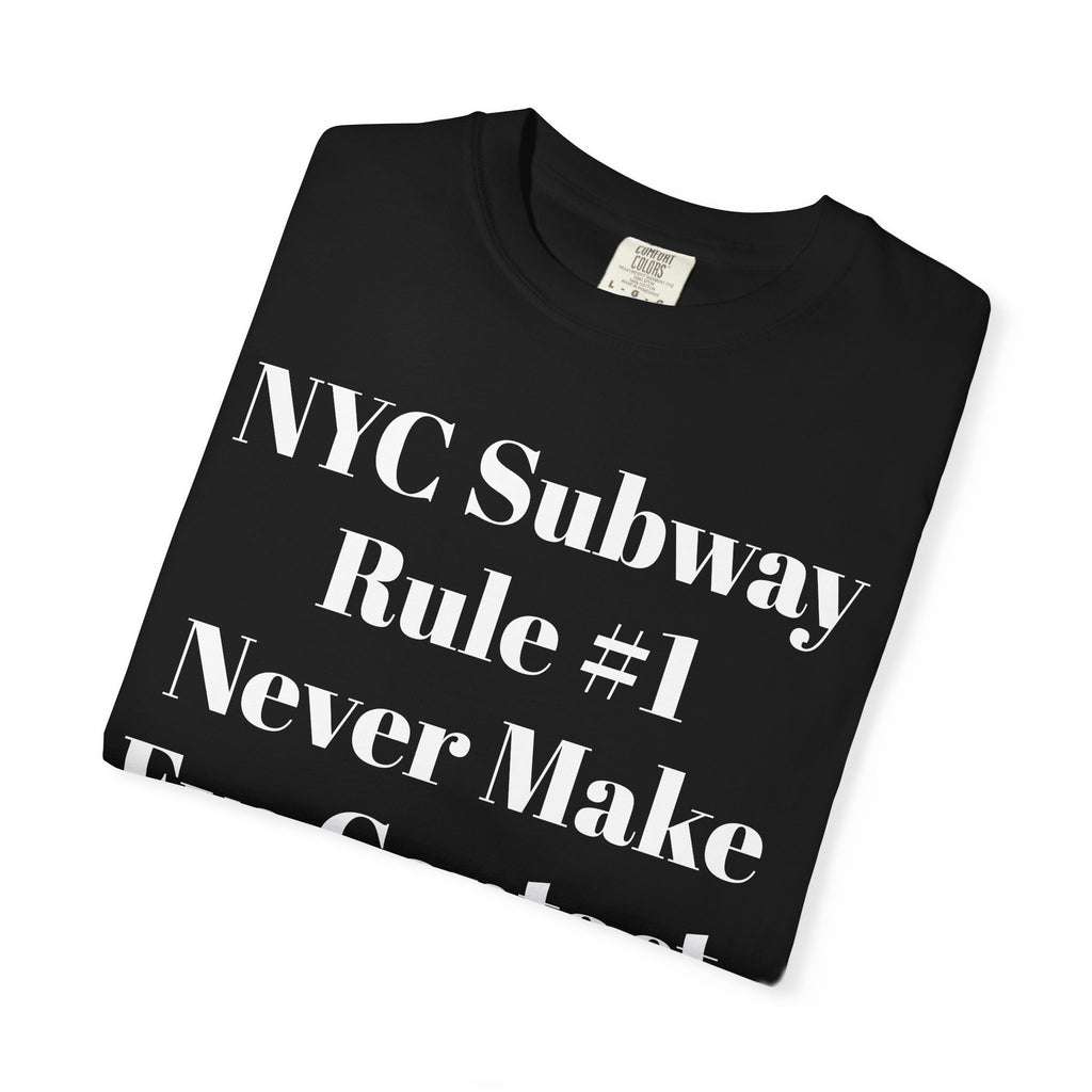NYC Subway Rule #1 Never Make Eye Contact.