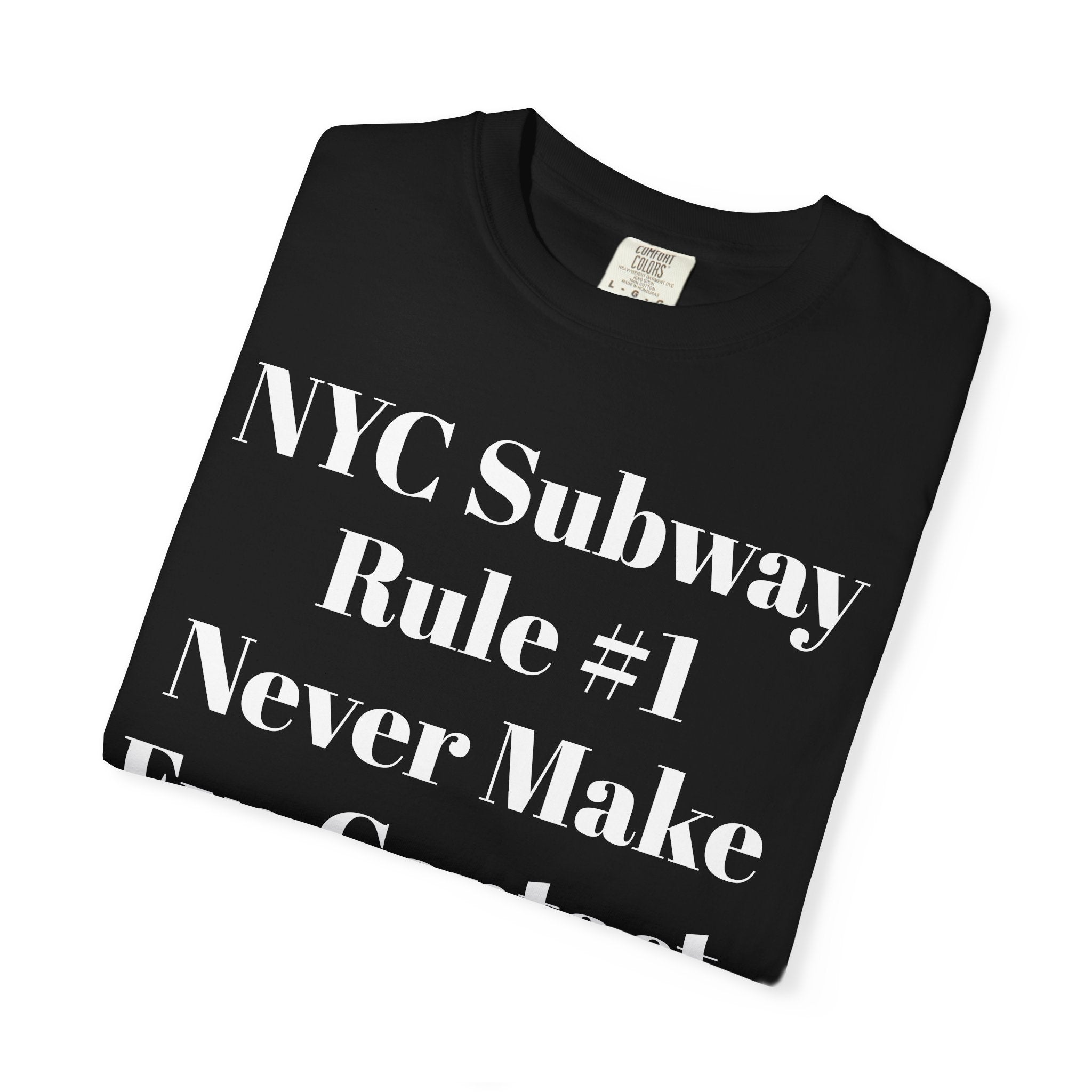 NYC Subway Rule #1 Never Make Eye Contact.