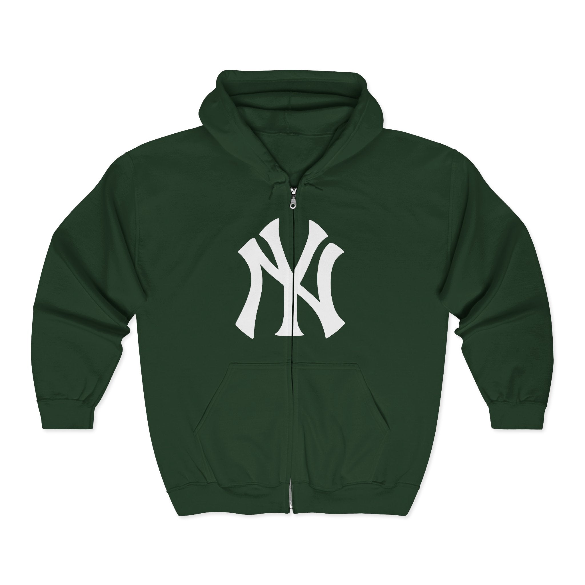 NYC Pizza Rat Zip Hoodie — Pizza Rat Graphic Full-Zip Sweatshirt