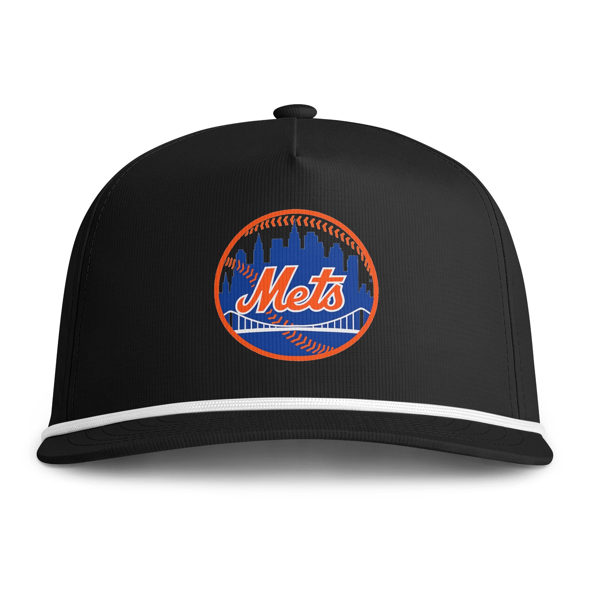 NY Mets Sunwashed Rope Cap – Vintage Baseball Logo Snapback