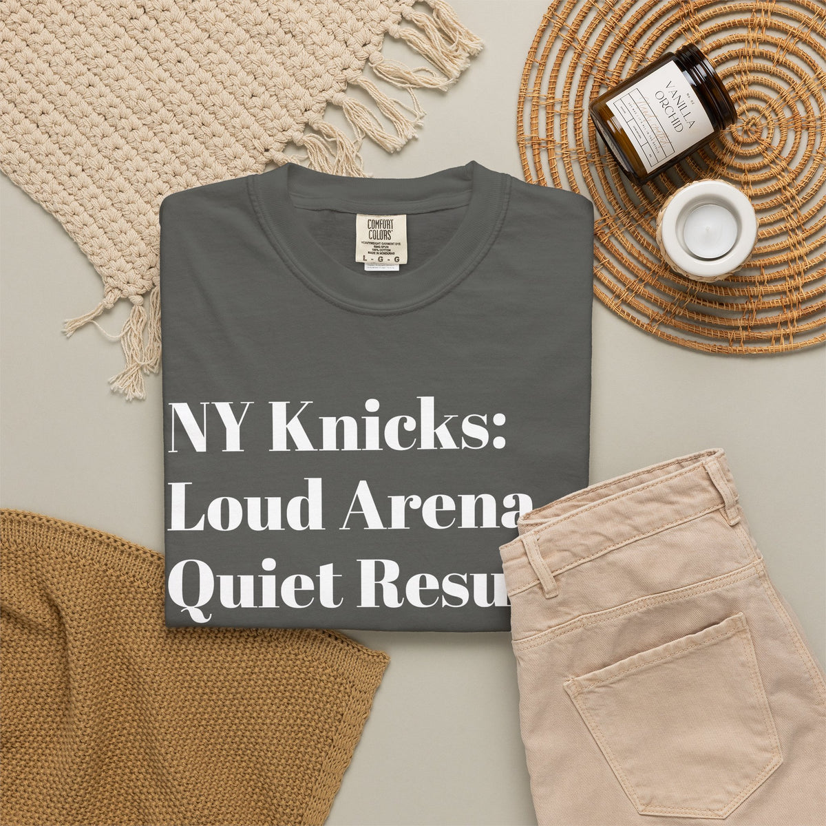 NY Knicks: Loud Arena. Quiet Results. Tee Shirt