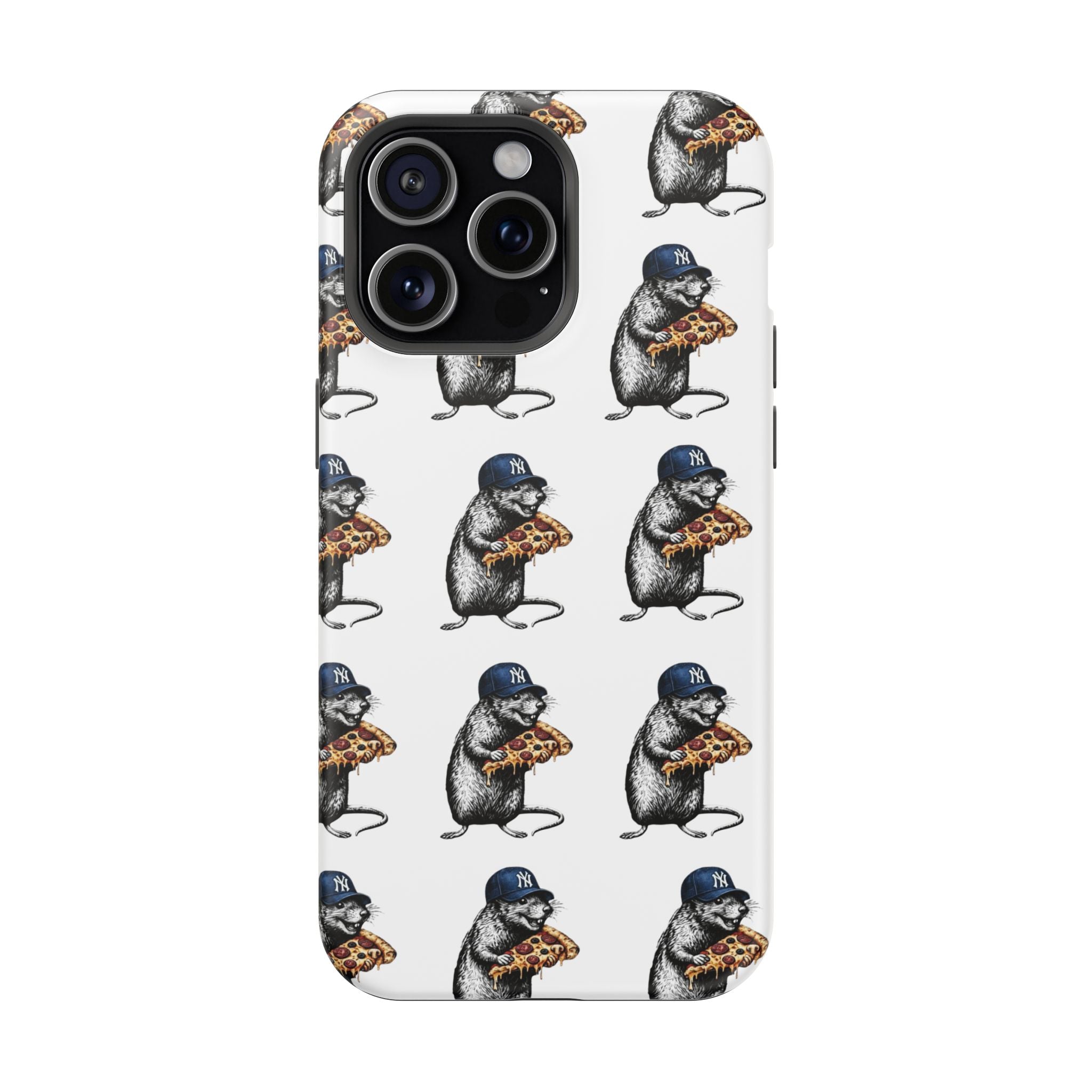 NY Pizza-Loving Rat Magnetic Phone Case