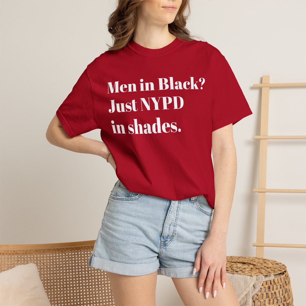 Men in Black? Just NYPD in shades. Tee Shirts