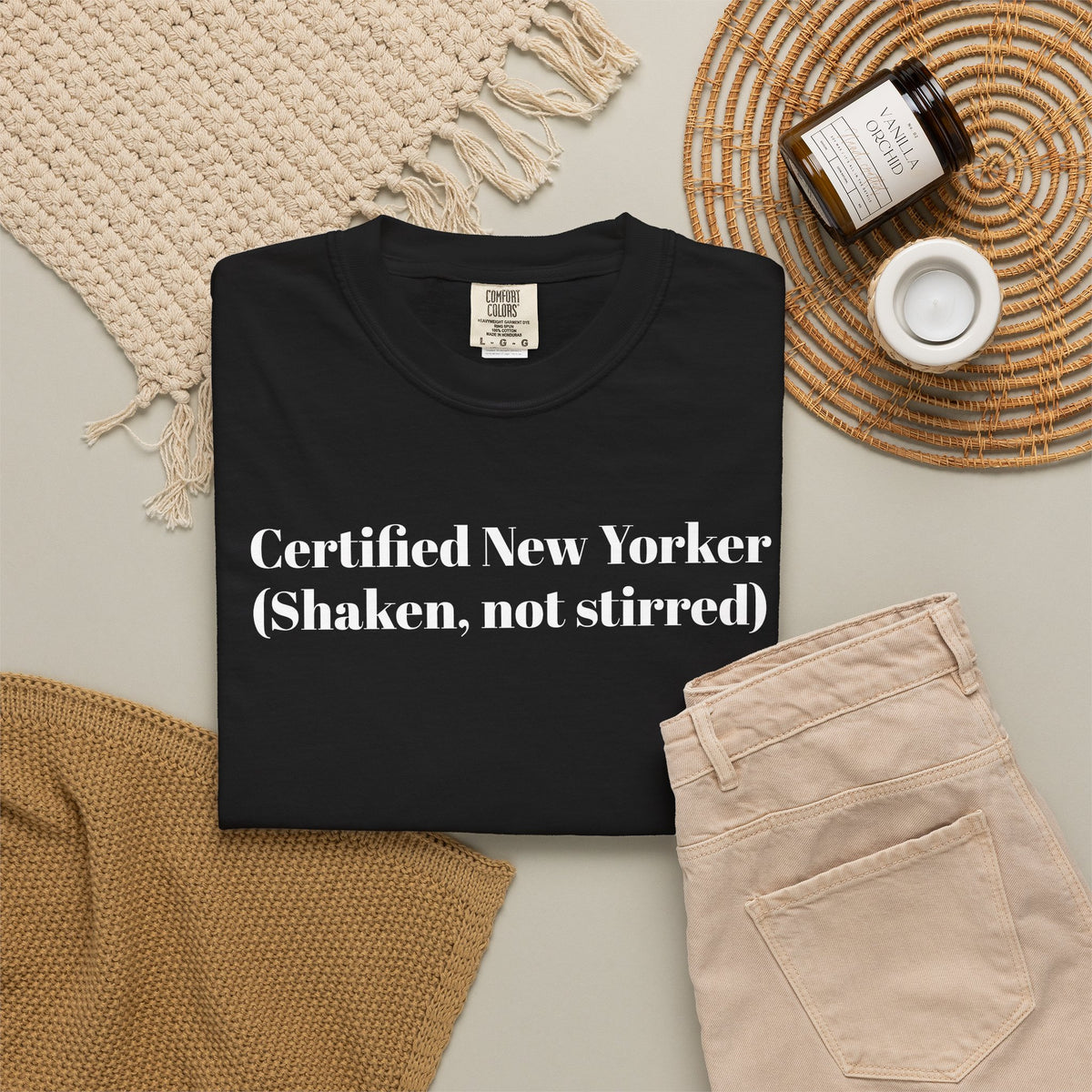 Certified New Yorker - (Shaken, not stirred) - Tee Shirt