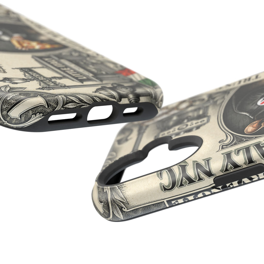 Little Italy NY Phone Case — 'In Pizza We Trust' Italy Rat Art Magnetic Impact-Resistant Case