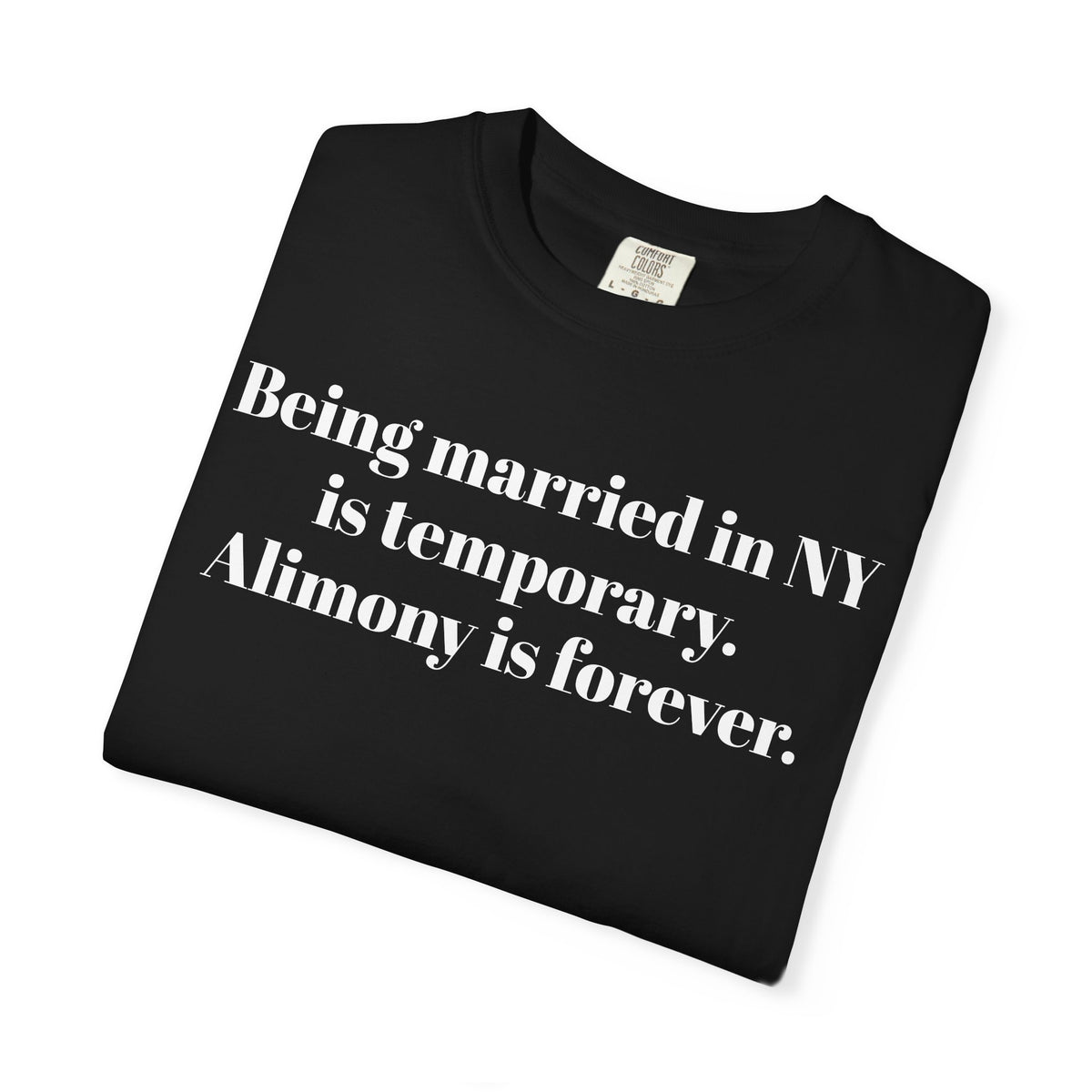 Being married in NY is temporary. Alimony is forever.