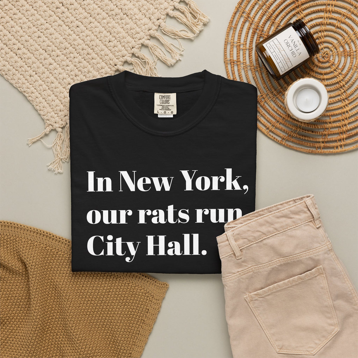 In New York - Our Rats Run - City Hall - Tee Shirt