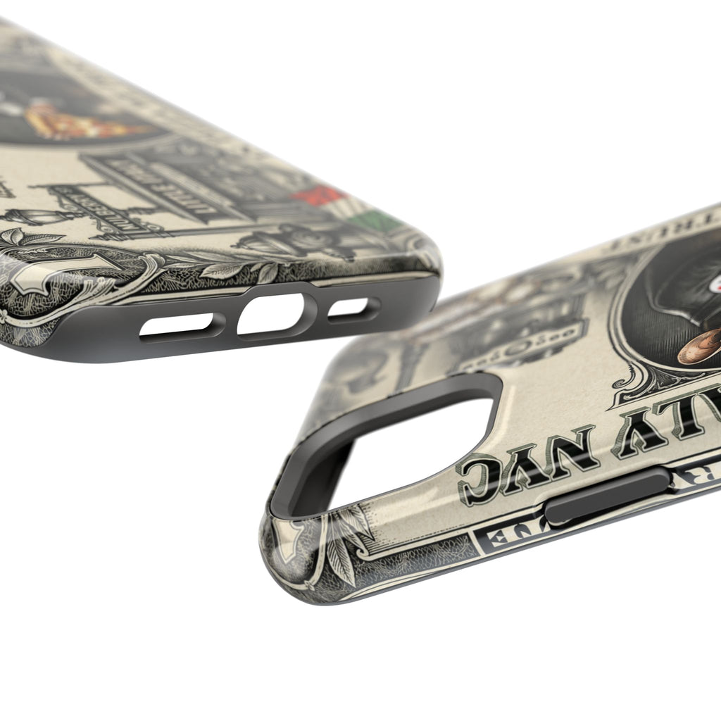 Little Italy NY Phone Case — 'In Pizza We Trust' Italy Rat Art Magnetic Impact-Resistant Case