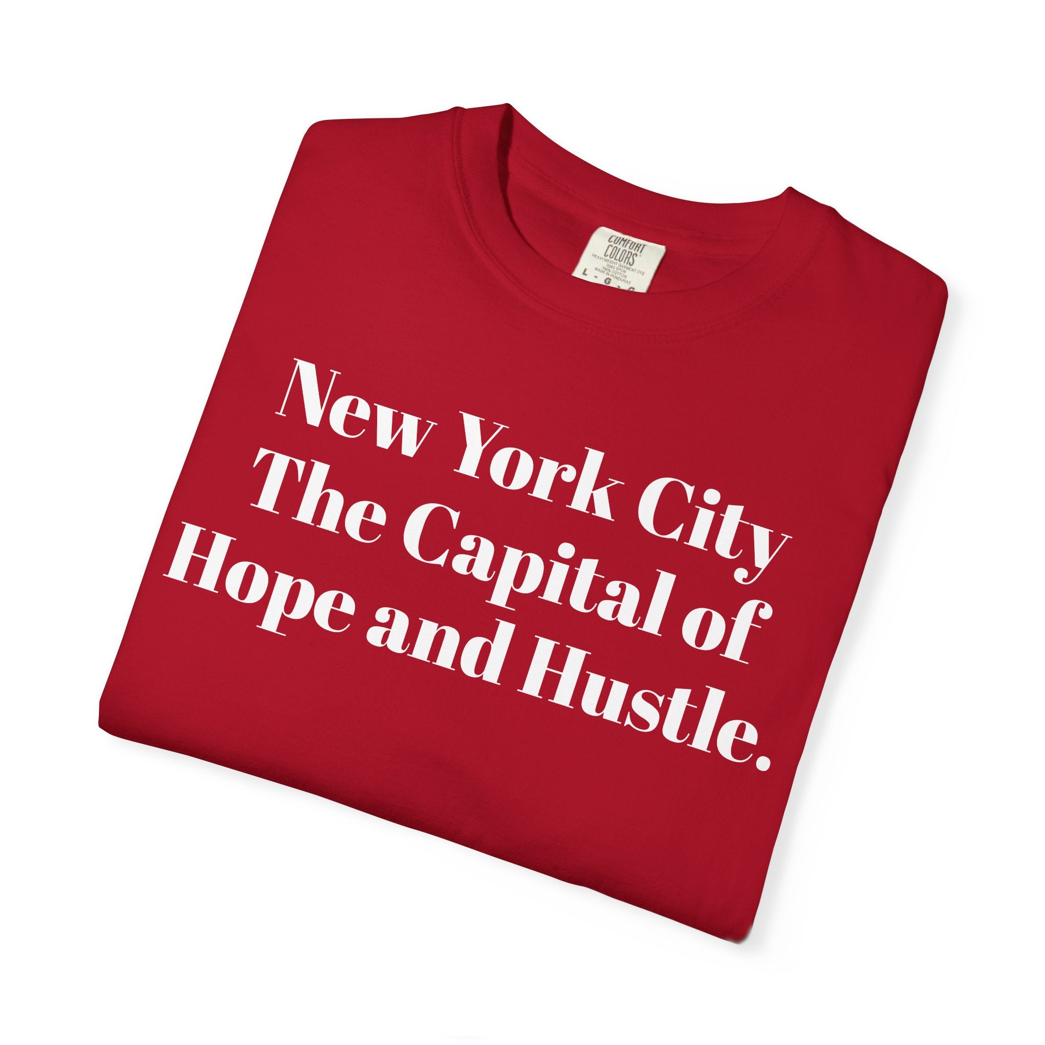 NYC The Capital of Hope and Hustle.