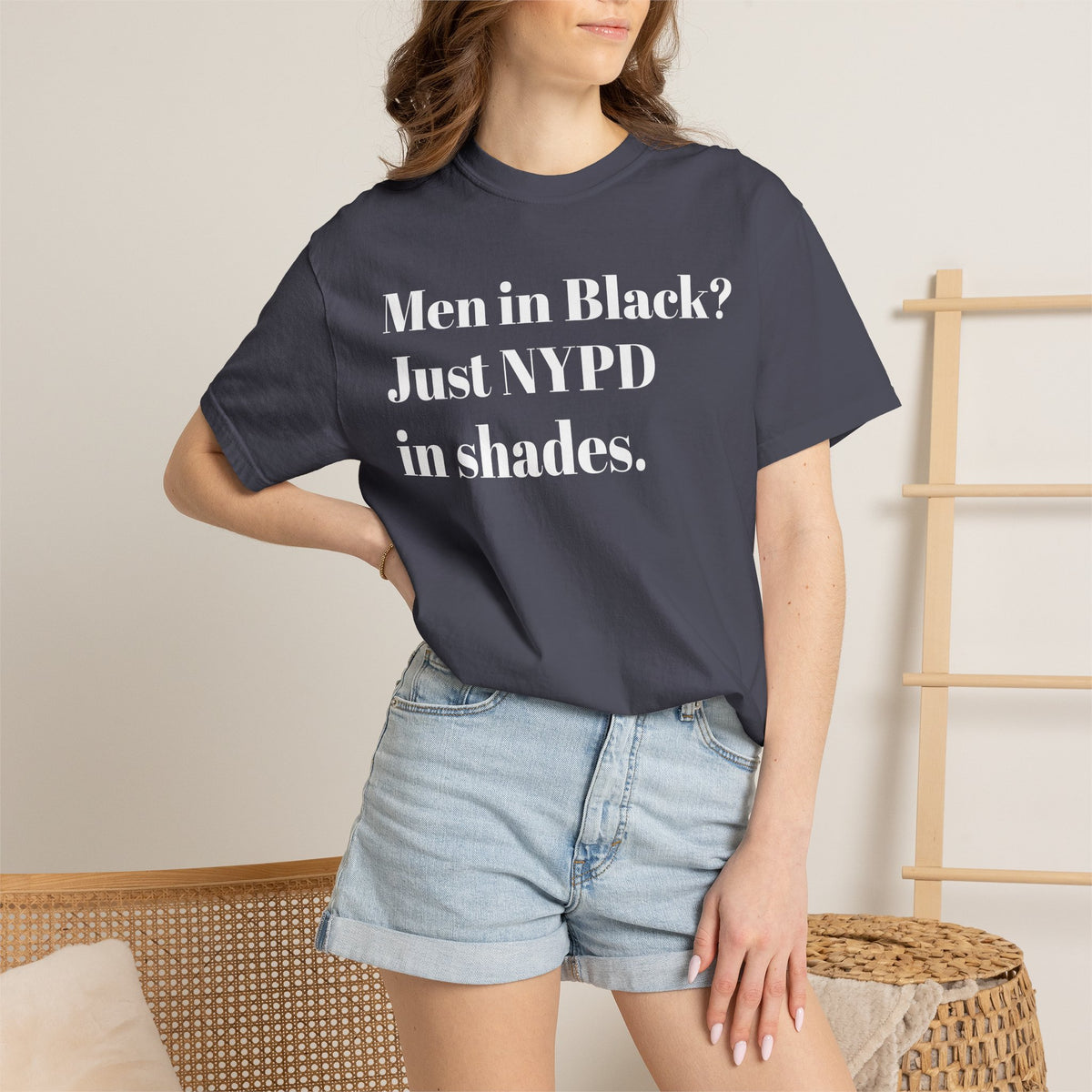 Men in Black? Just NYPD in shades. Tee Shirts