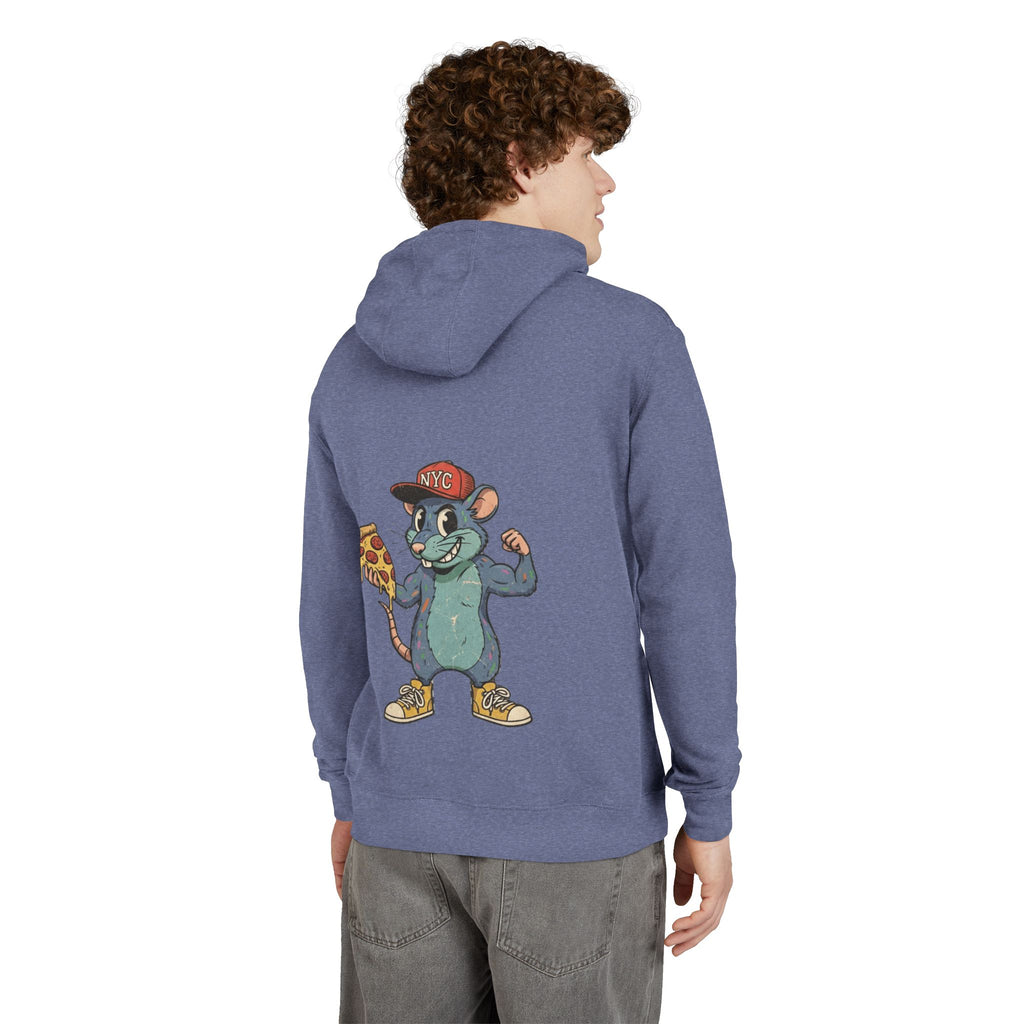 Happy New York City Pizza Rat Hoodie