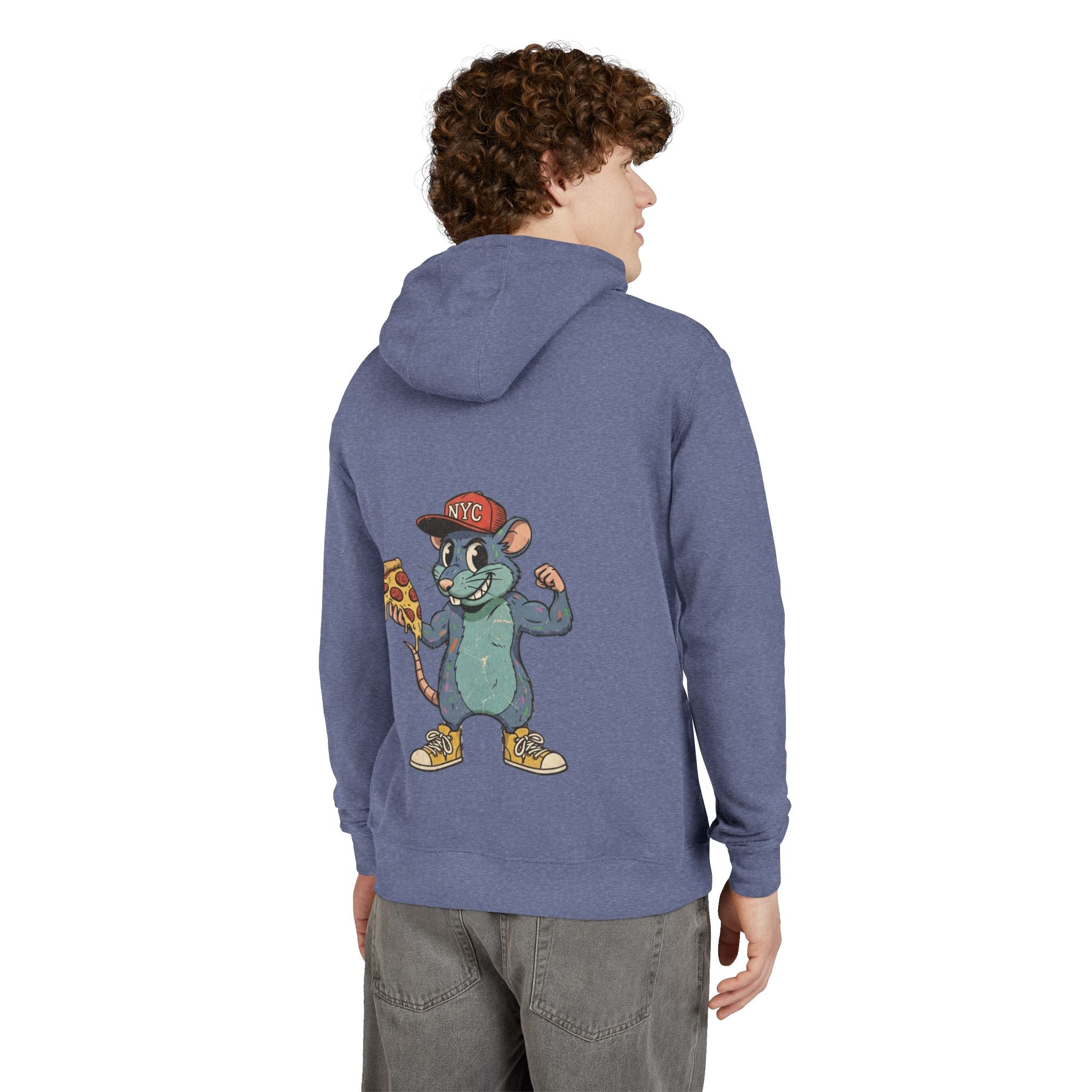 Happy New York City Pizza Rat Hoodie