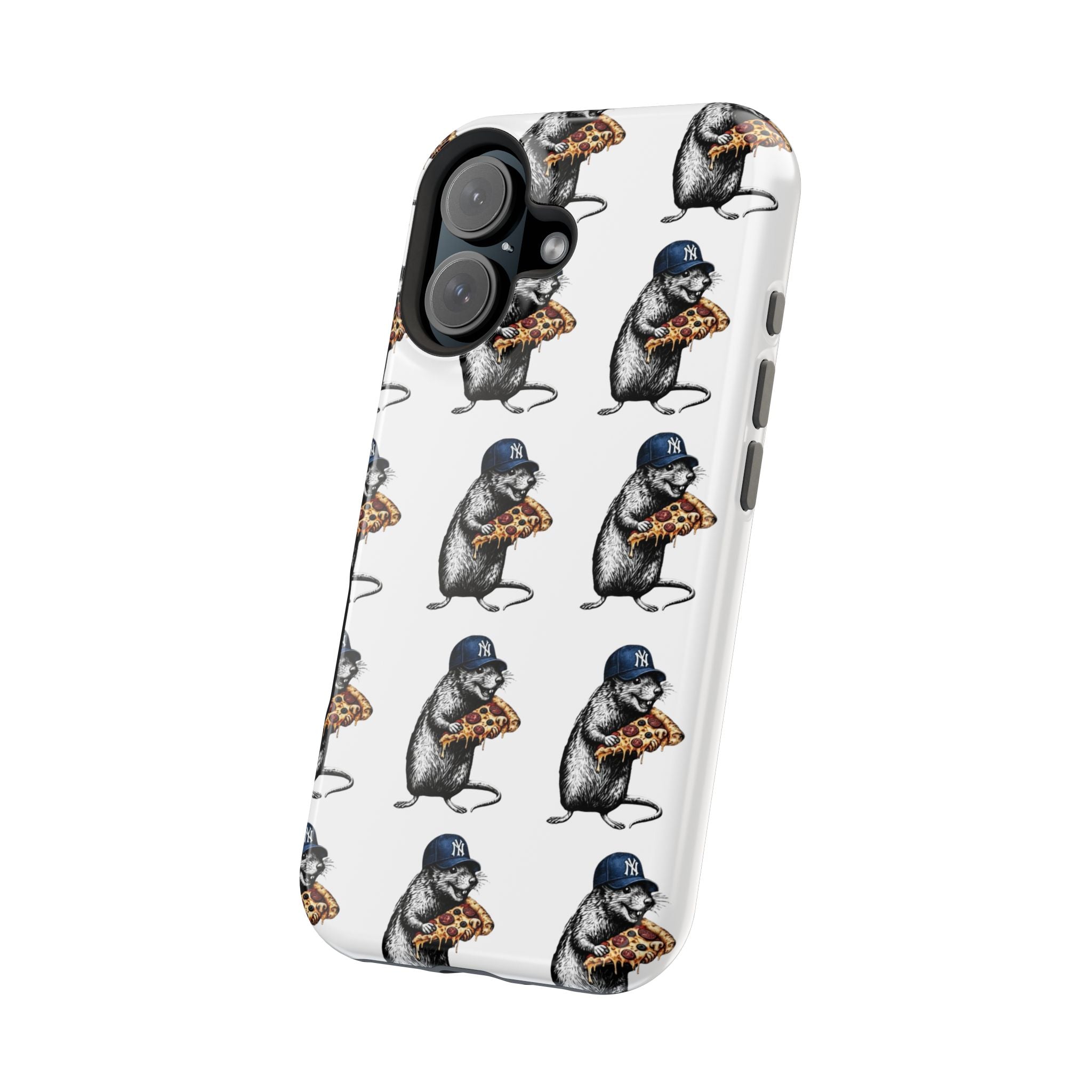NY Pizza-Loving Rat Magnetic Phone Case