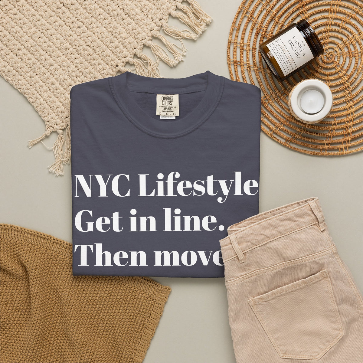 NYC Lifestyle Get in line. Then move. Tee Shirt