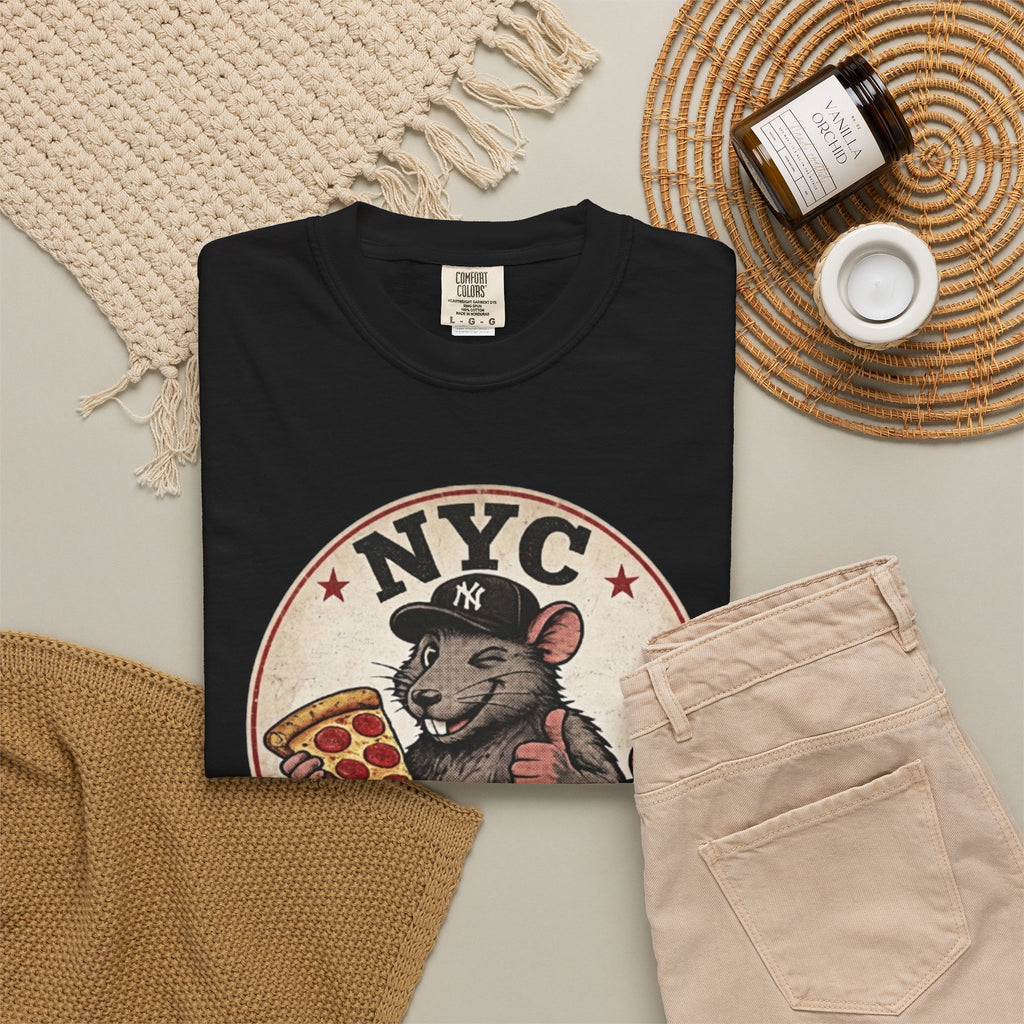 Pizza Rat Approved T-Shirt — NYC Vintage Pizza Lover Tee