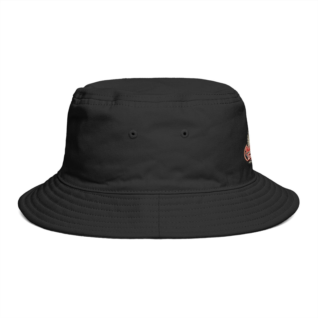Bucket Hat — Retro Fishing Lure Graphic “Catch Again!” Cap