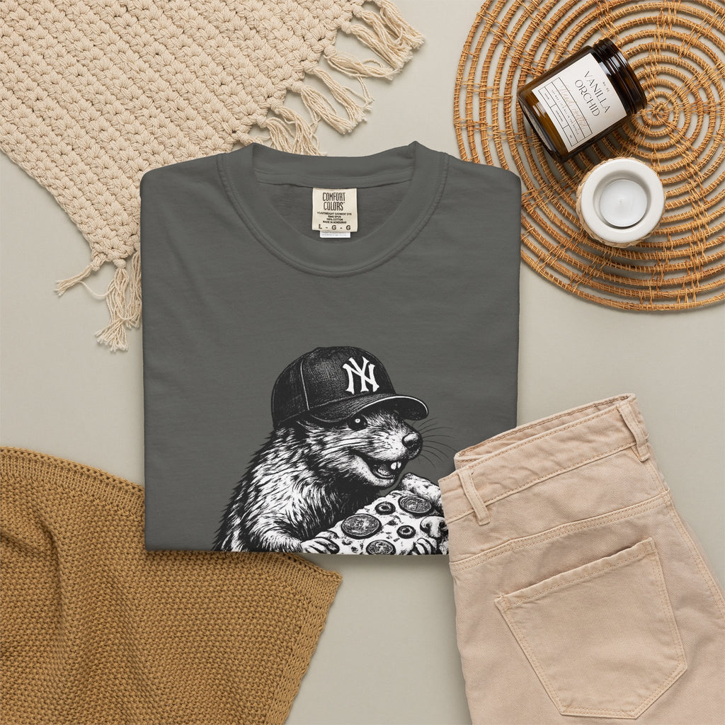 NY Rat with Pizza Graphic Tee