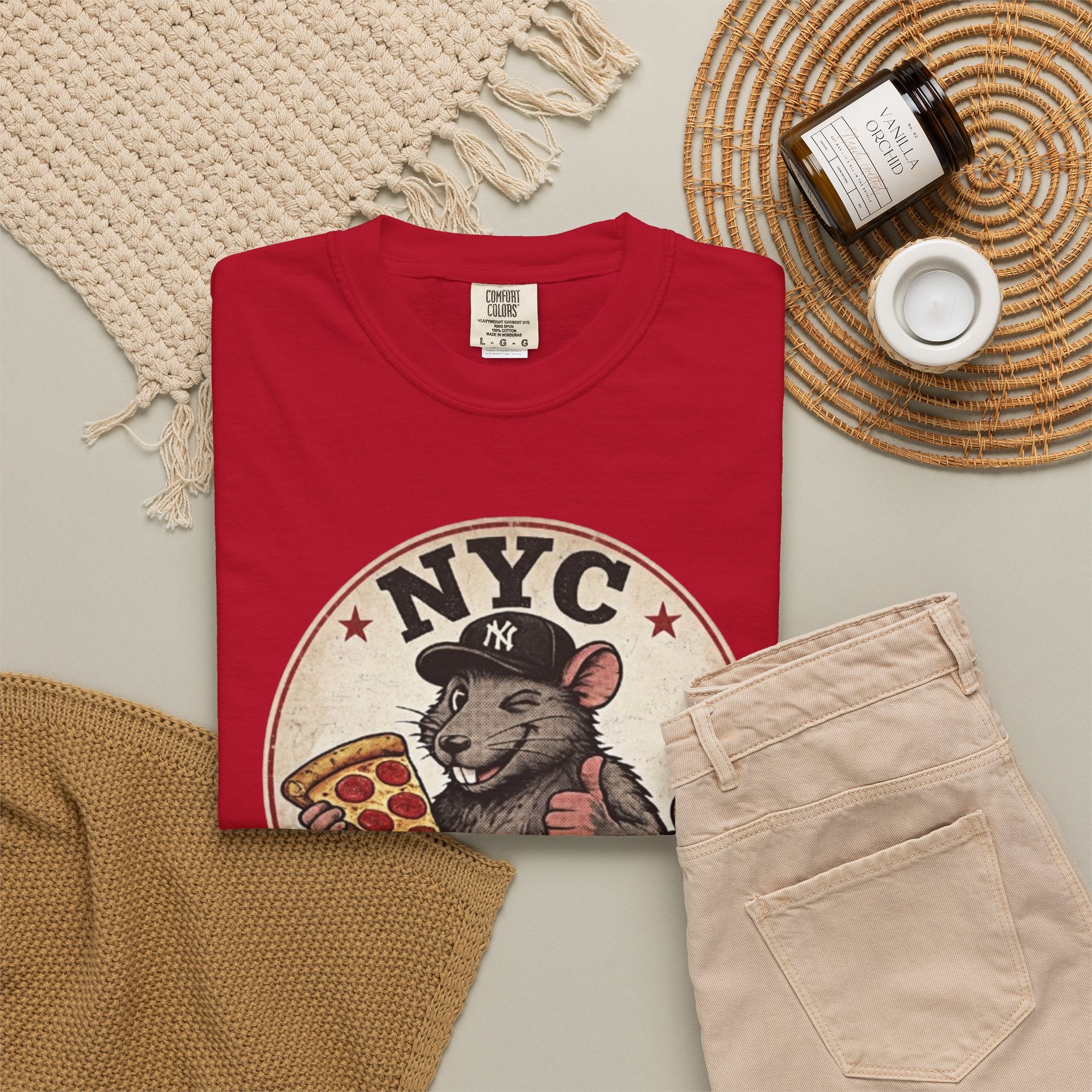 Pizza Rat Approved T-Shirt — NYC Vintage Pizza Lover Tee