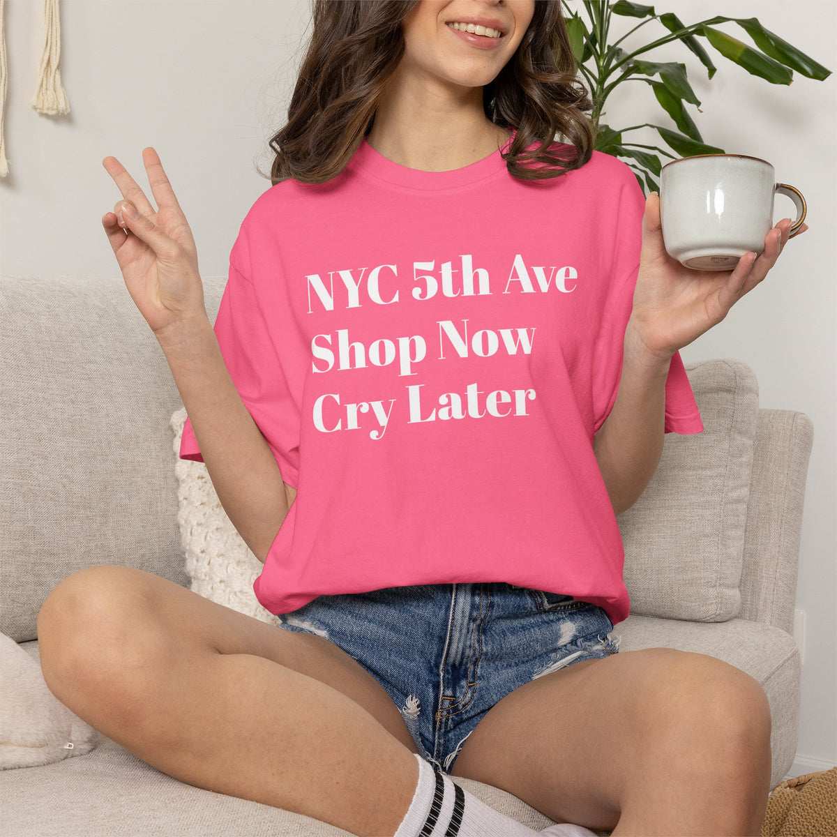 NYC 5th Avenue - Shop Now - Cry Later - Tee Later