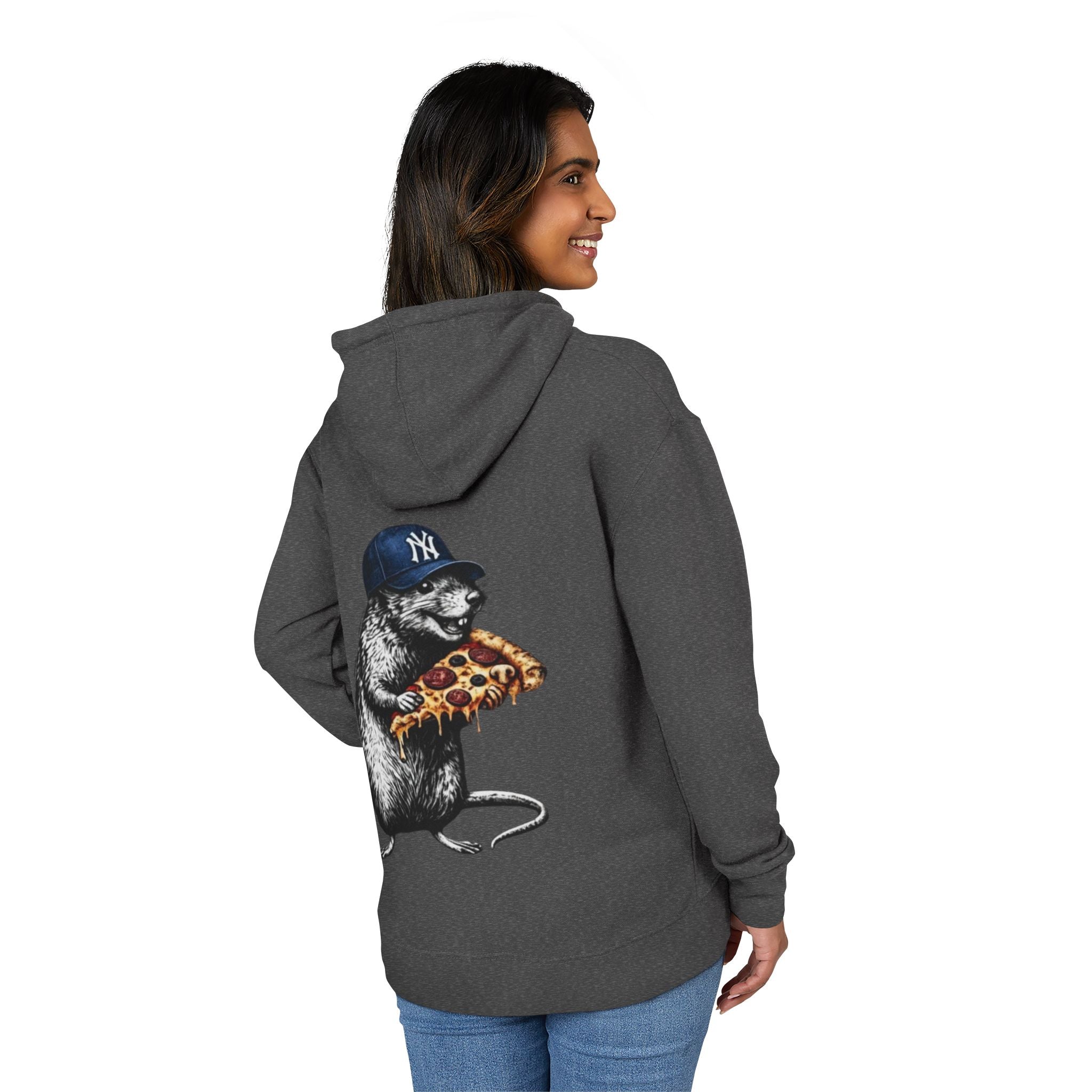 Hoodie — "Where the Rats Eat Better" NYC Pizza Rat Graphic Hoodie