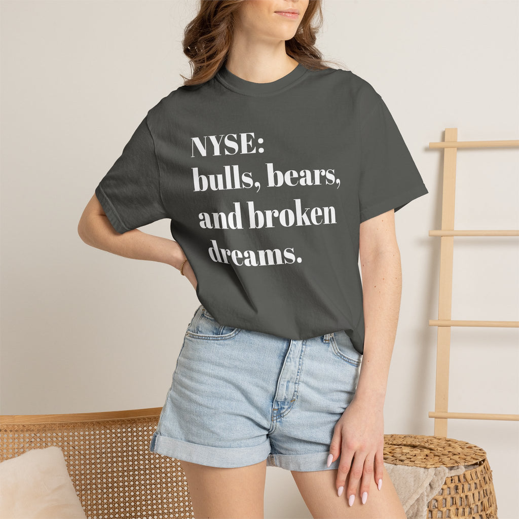 NYSE: bulls, bears and broken dreams - Tee Shirt