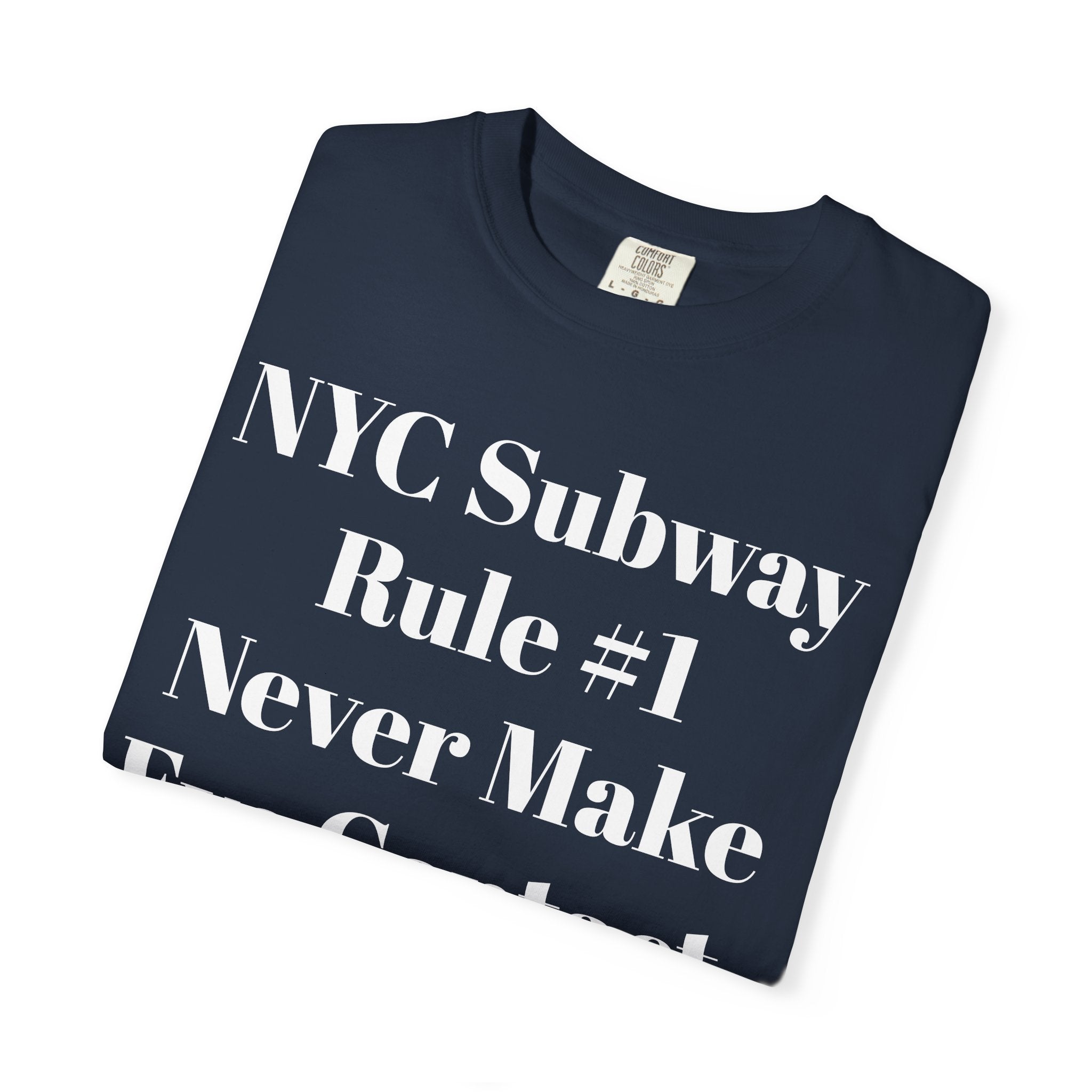 NYC Subway Rule #1 Never Make Eye Contact.
