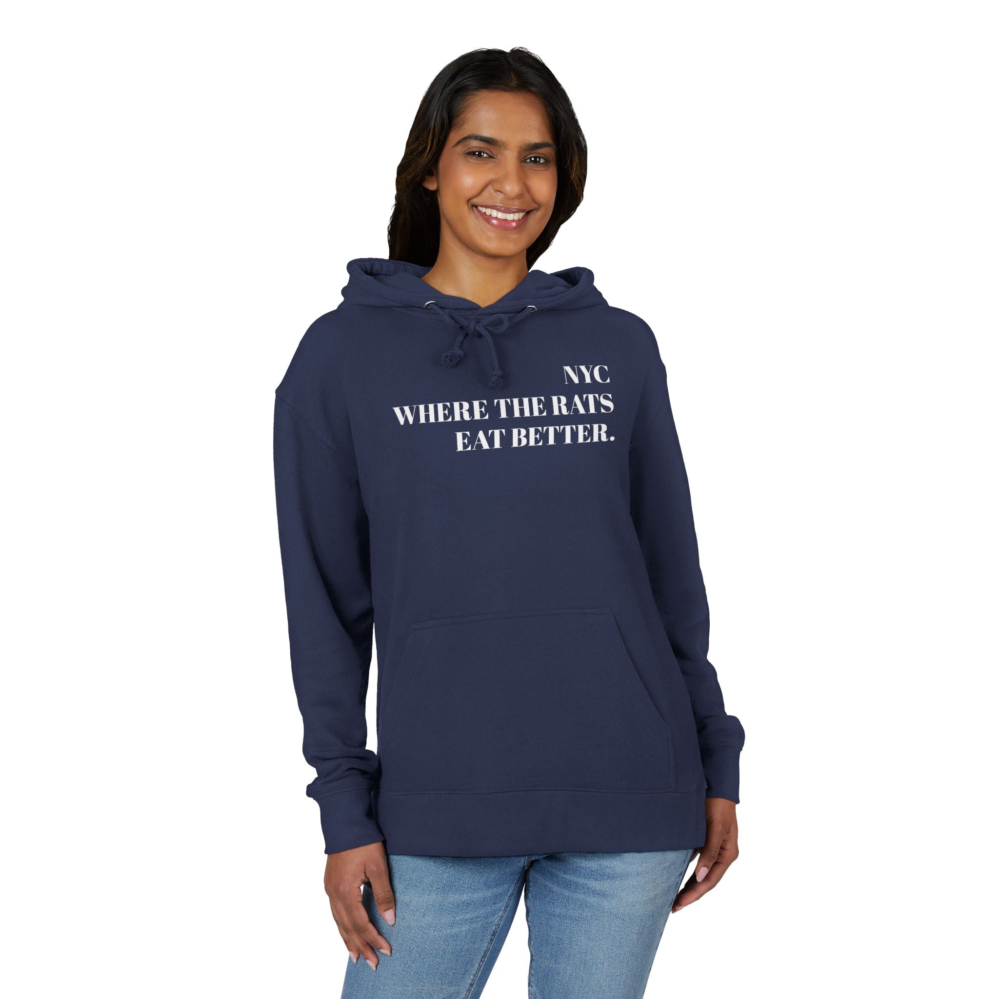 Hoodie — "Where the Rats Eat Better" NYC Pizza Rat Graphic Hoodie