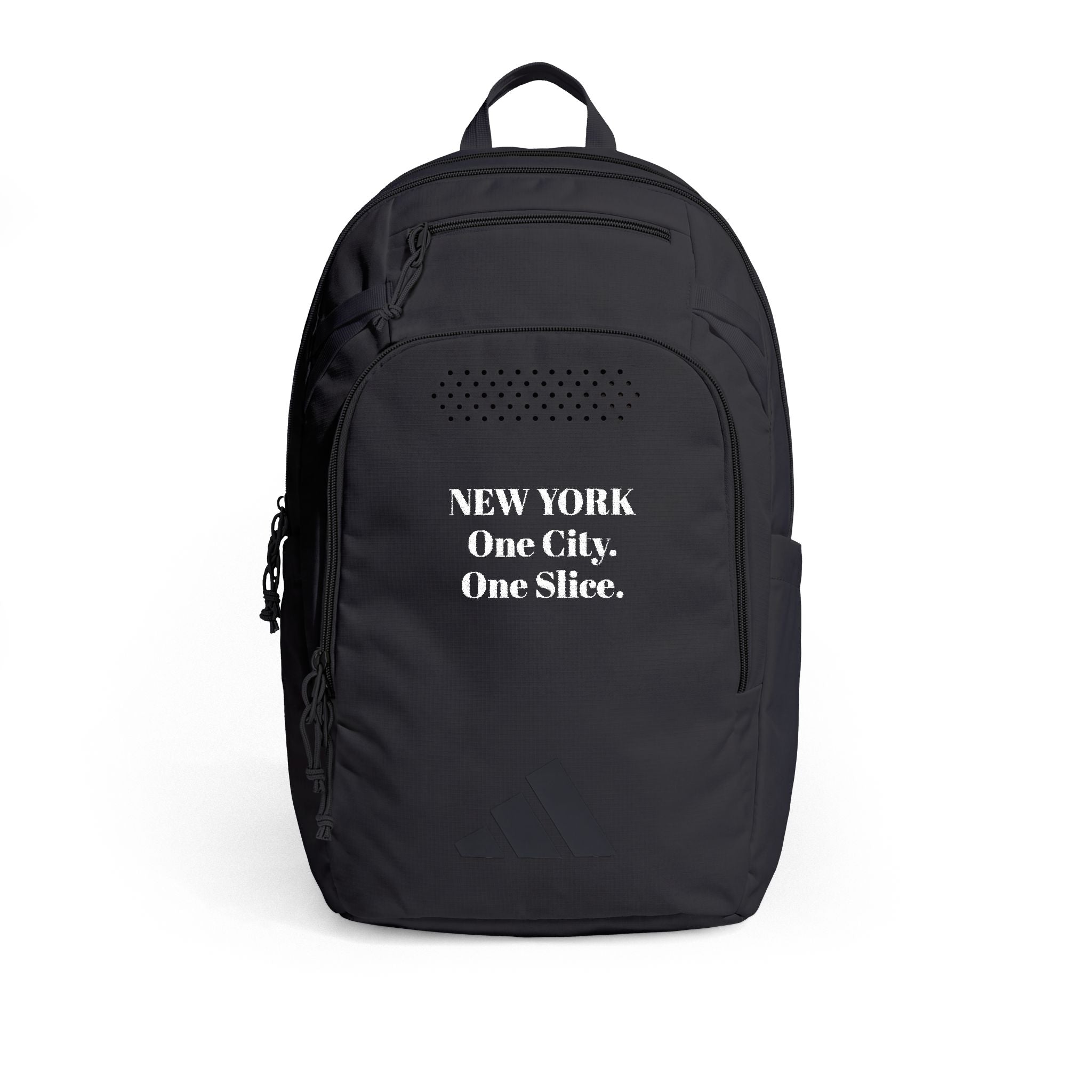 New York "One City. One Slice." Adidas Backpack - Embroidered adidas Defender 5