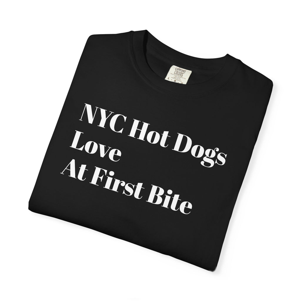 NYC Hot Dog - Love - At First Bite - Tee Shirt