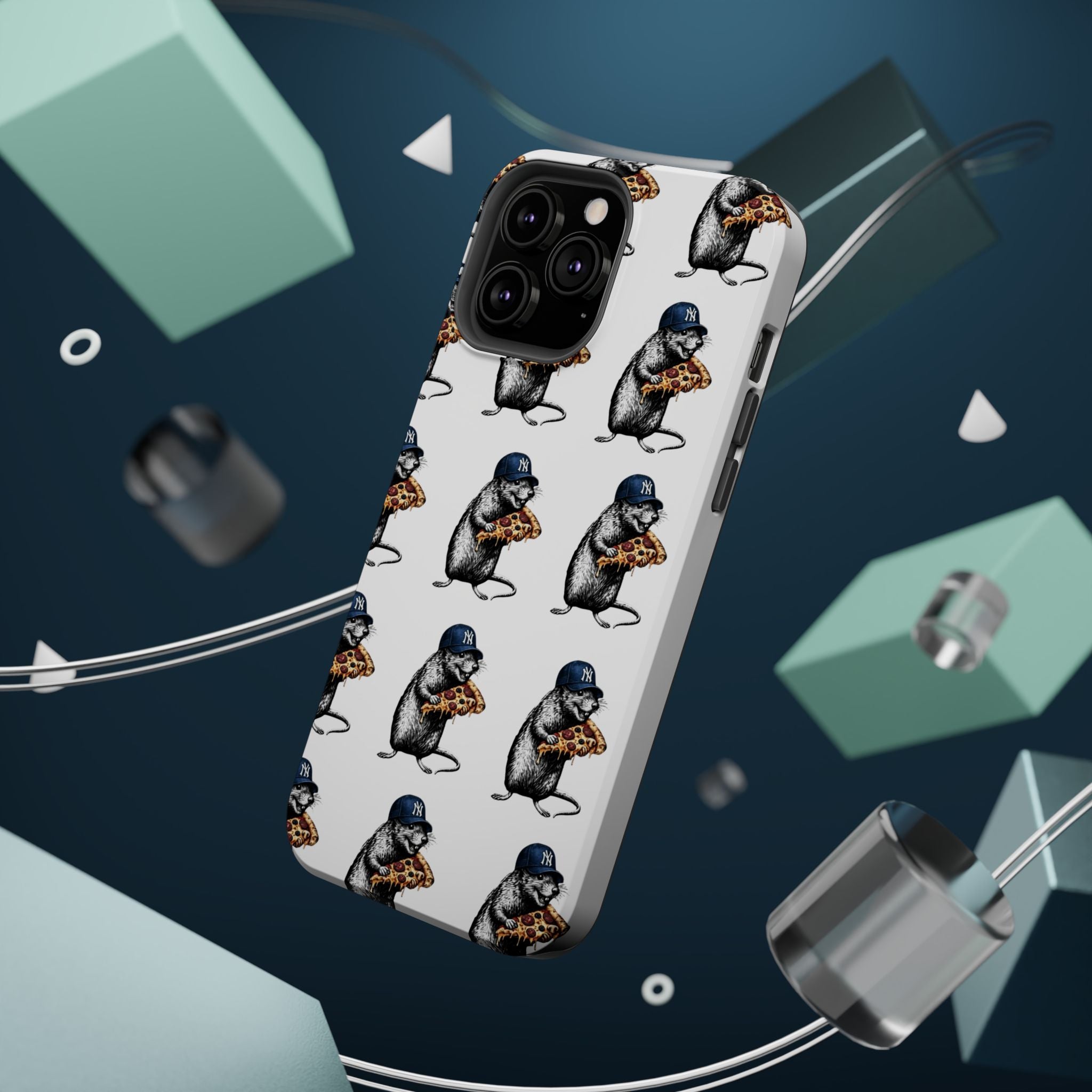 NY Pizza-Loving Rat Magnetic Phone Case