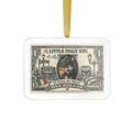 Ornament — Little Italy 'In Pizza We Trust' Dollar Note Christmas Ornament