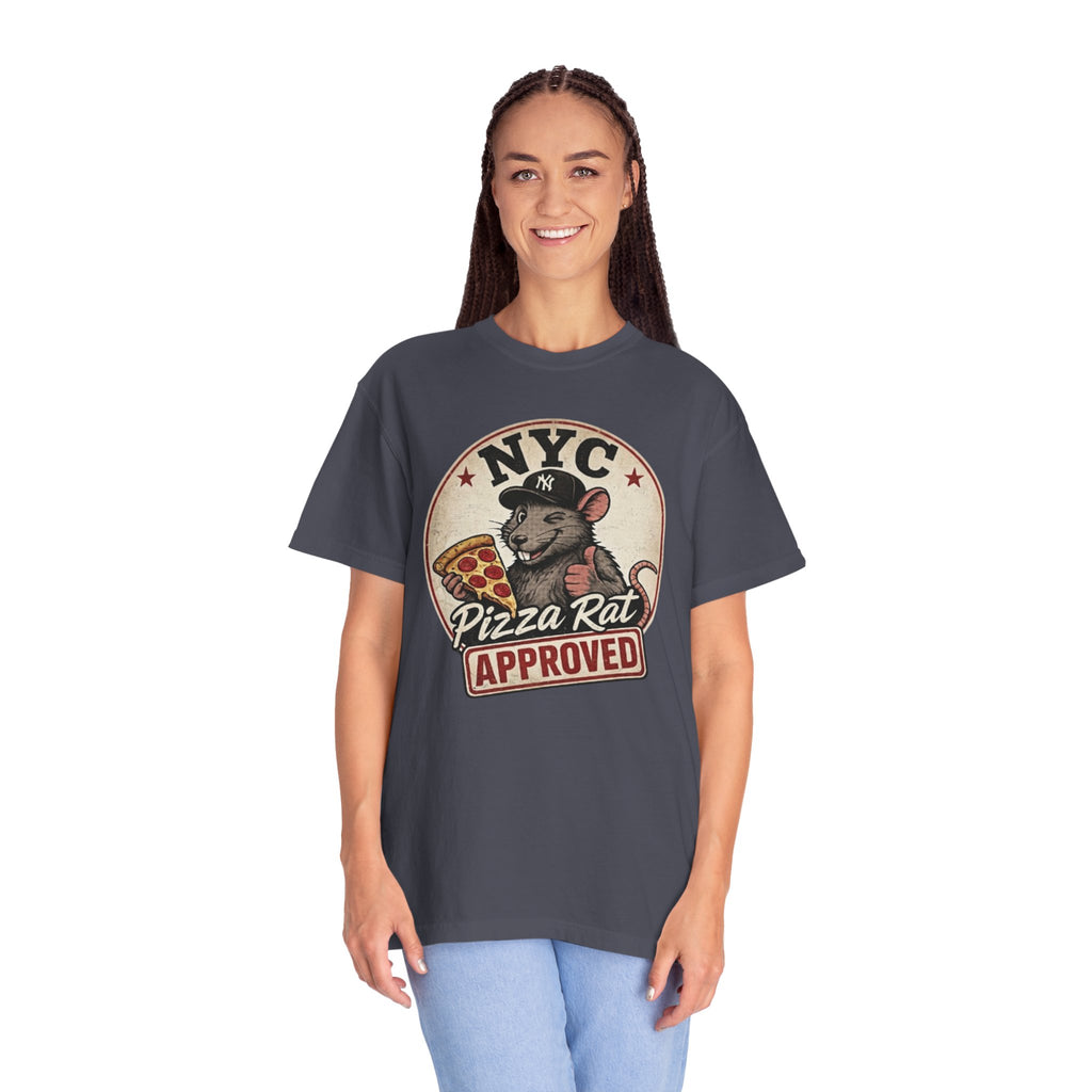 Pizza Rat Approved T-Shirt — NYC Vintage Pizza Lover Tee
