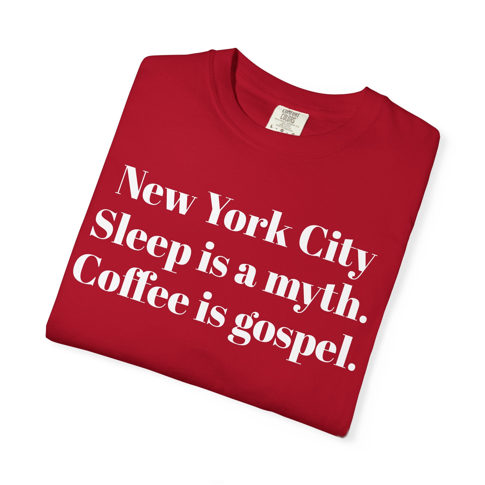 New York City Sleep is a myth. Coffee is gospel.