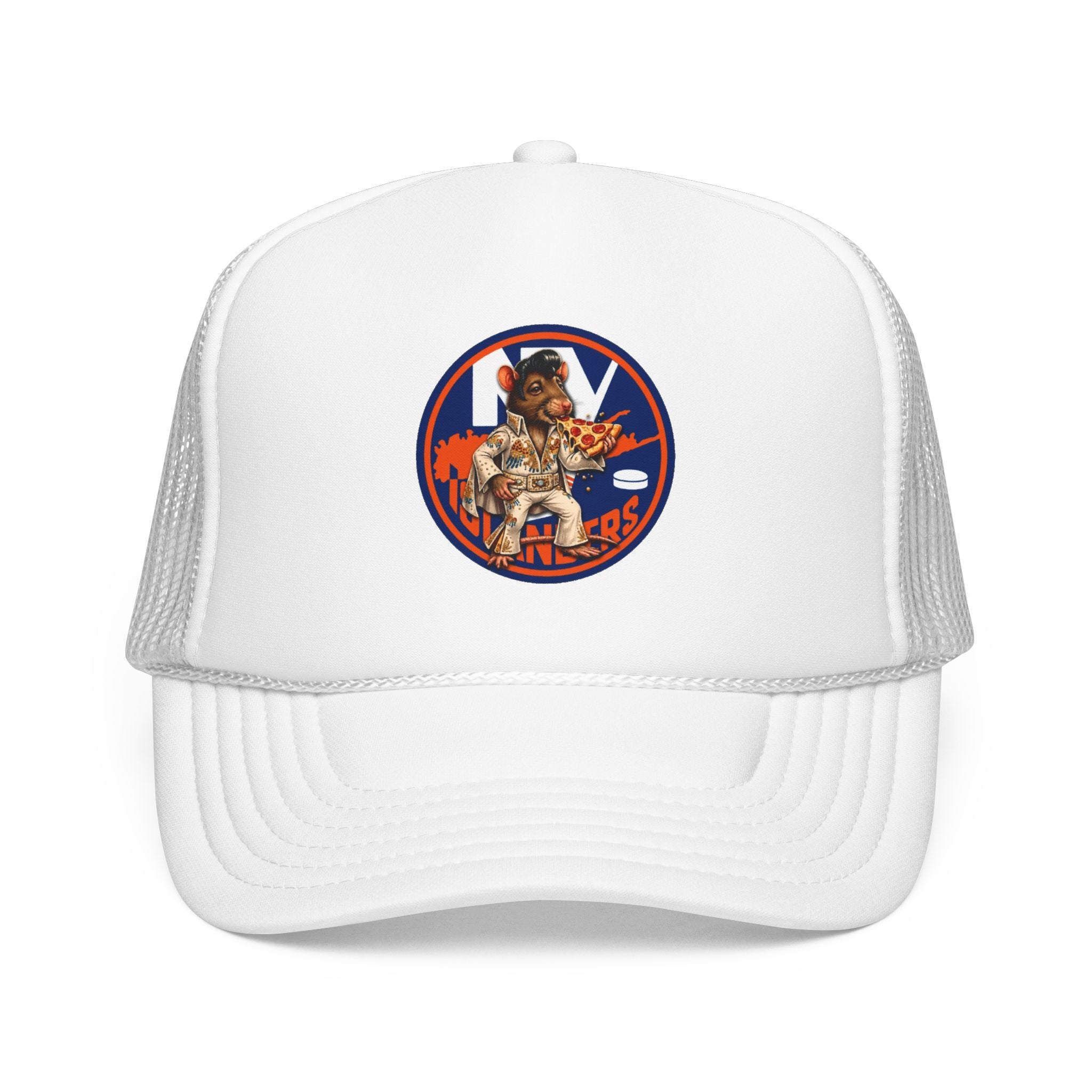 Vintage Island Monsters Trucker Hat - Retro Surf Creature Foam Cap