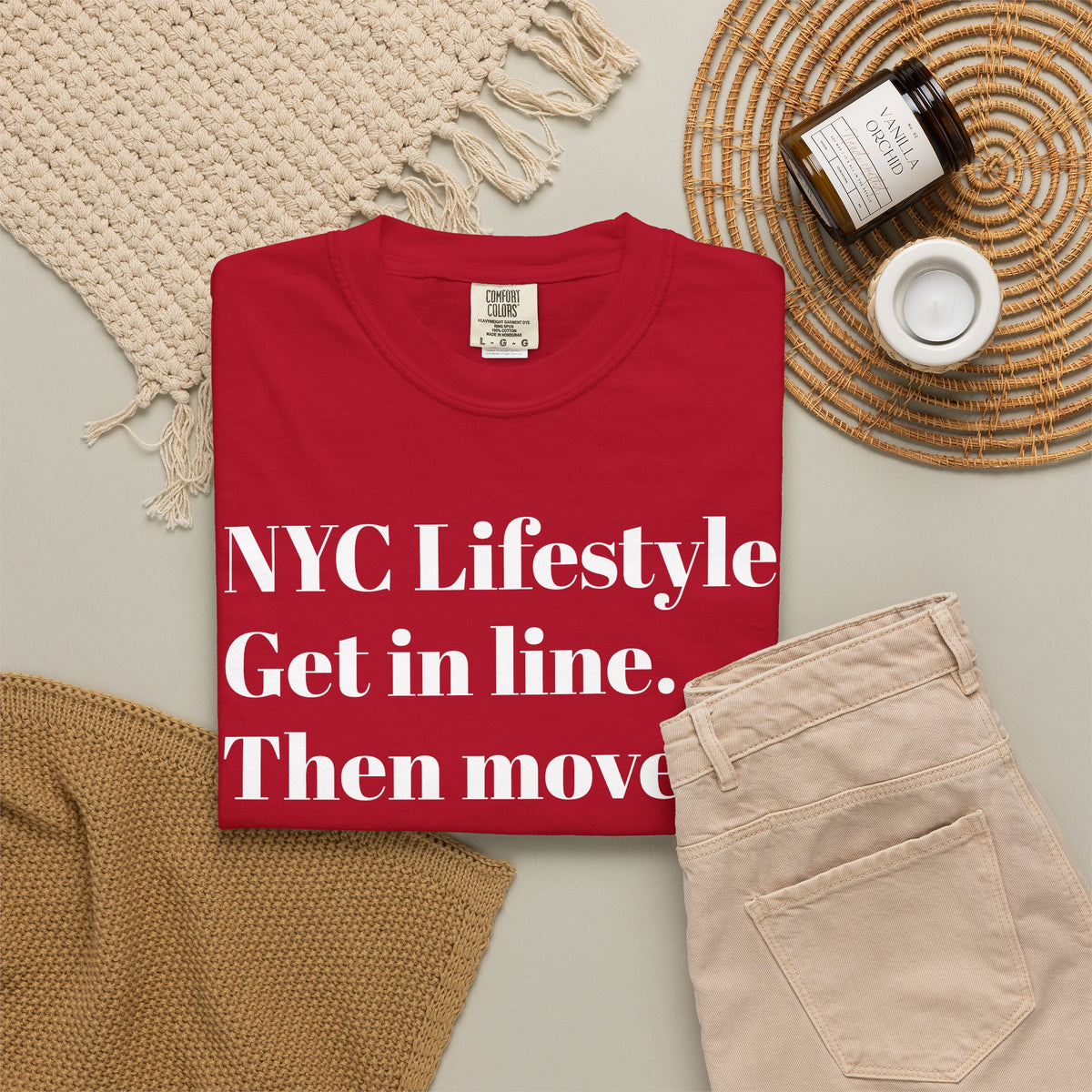 NYC Lifestyle Get in line. Then move. Tee Shirt