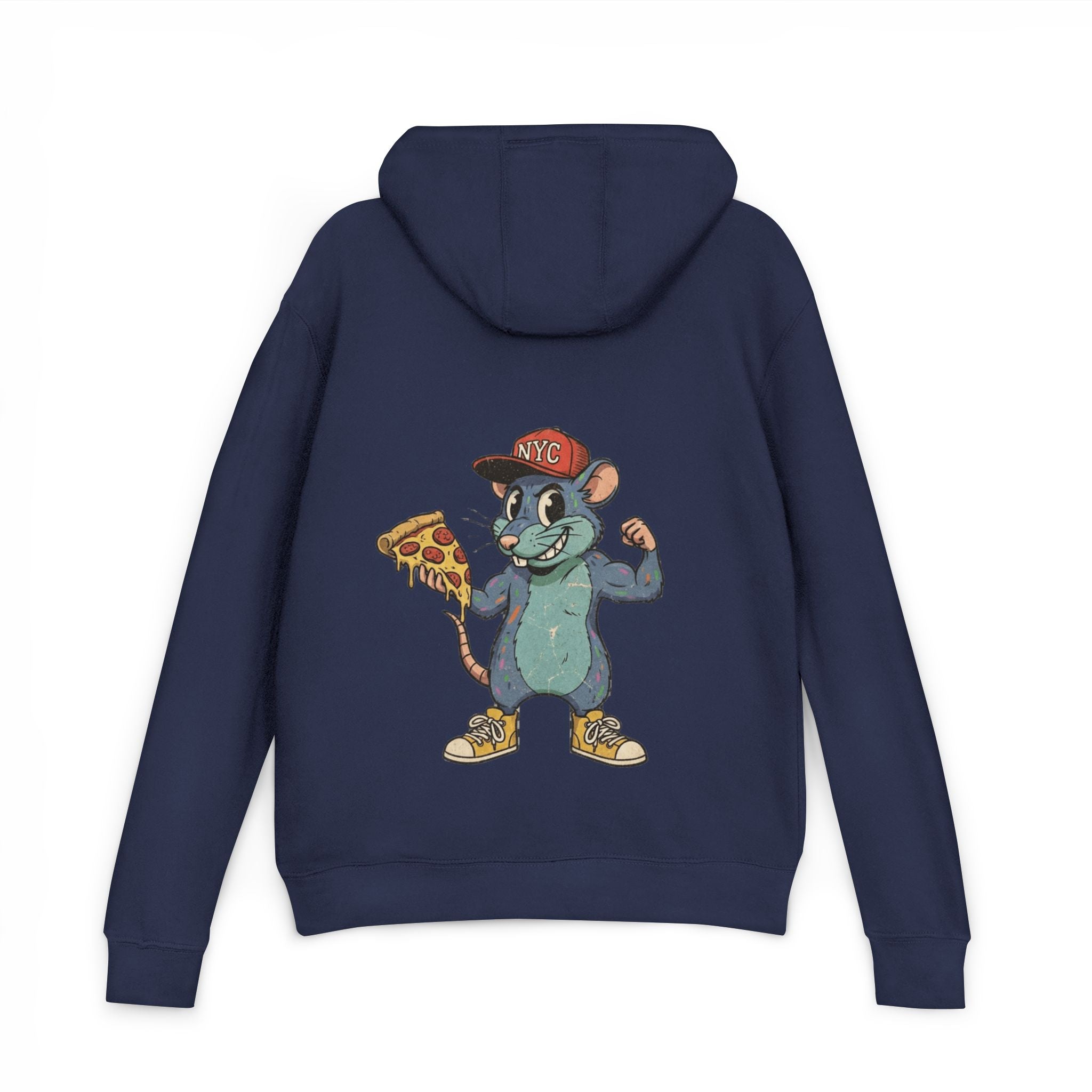 Happy New York City Pizza Rat Hoodie