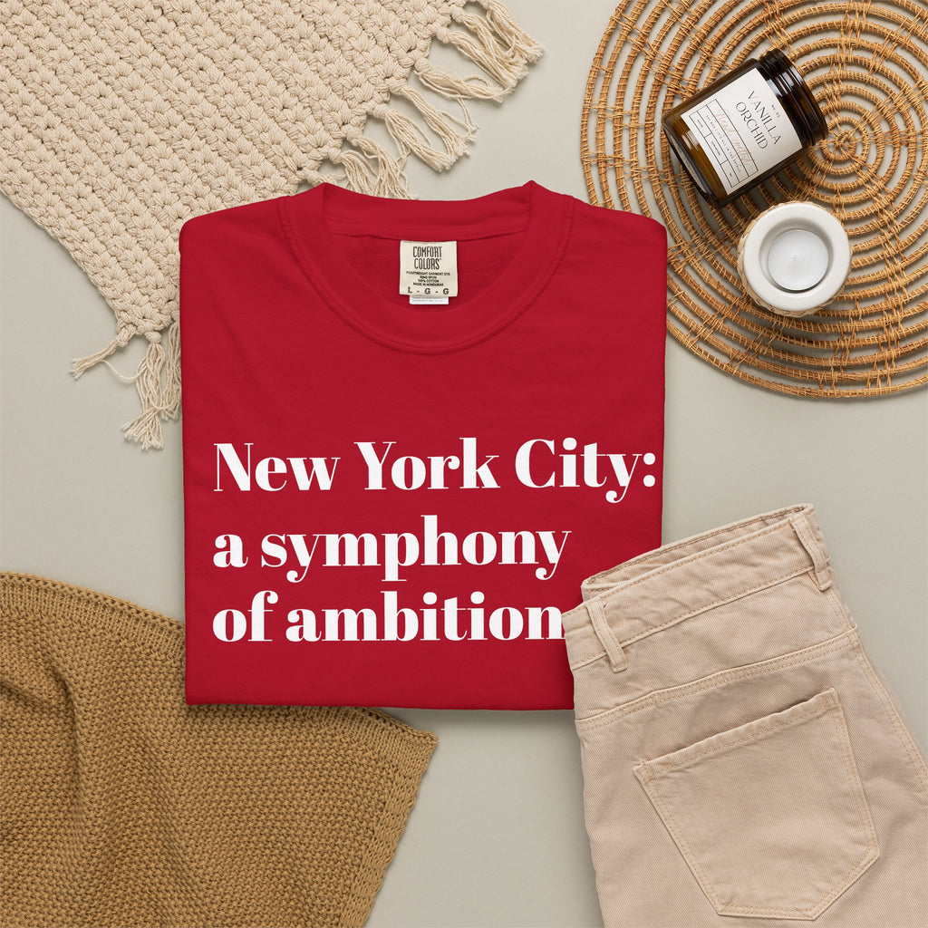 New York City - A Symphony Of Ambition - Tee Shirt
