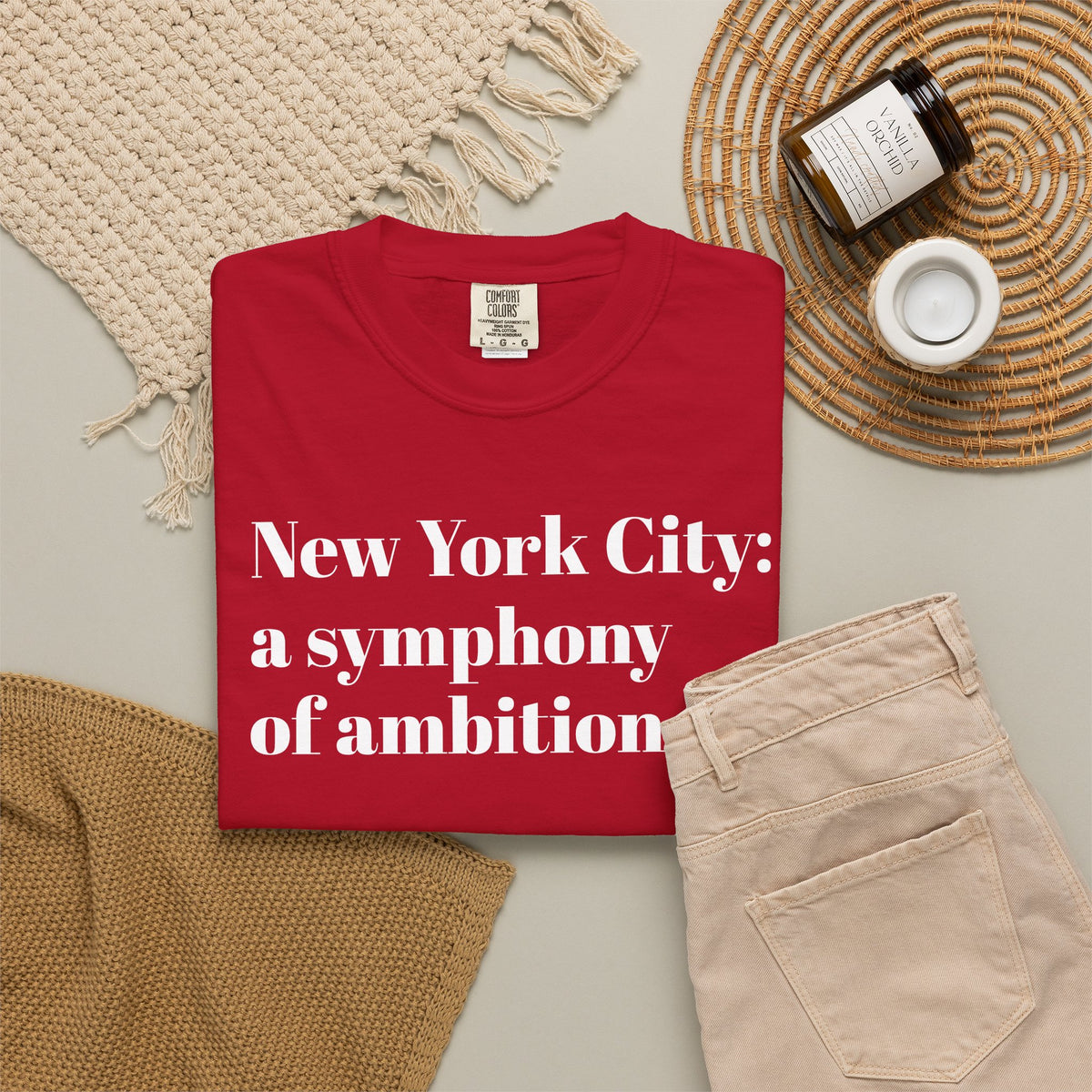 New York City - A Symphony Of Ambition - Tee Shirt