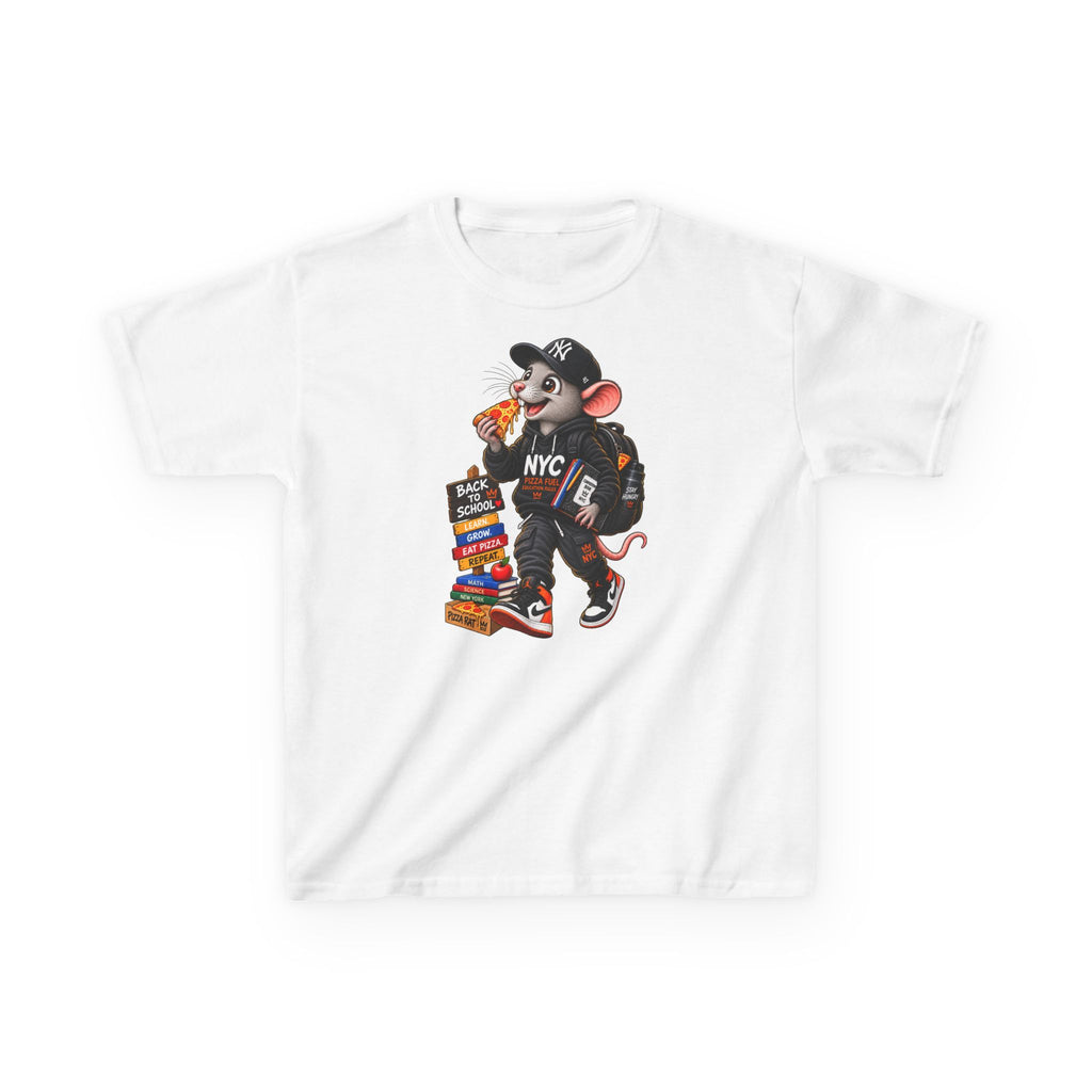 NY Teen Pizza Rat Back To School - Kids Tee