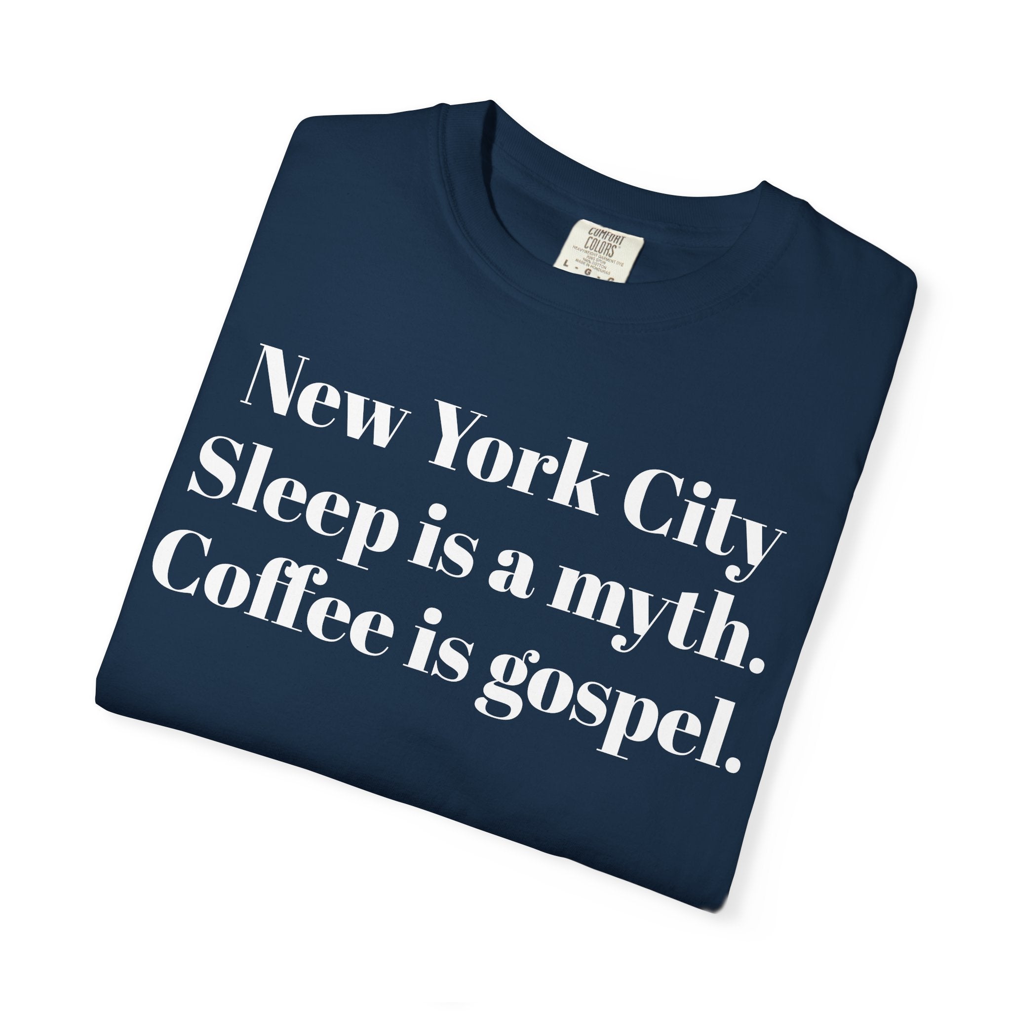 New York City Sleep is a myth. Coffee is gospel.