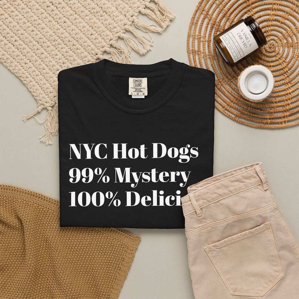 NYC Hot Dogs - 99% Mystery - 100% Delicious - Tee Shirt