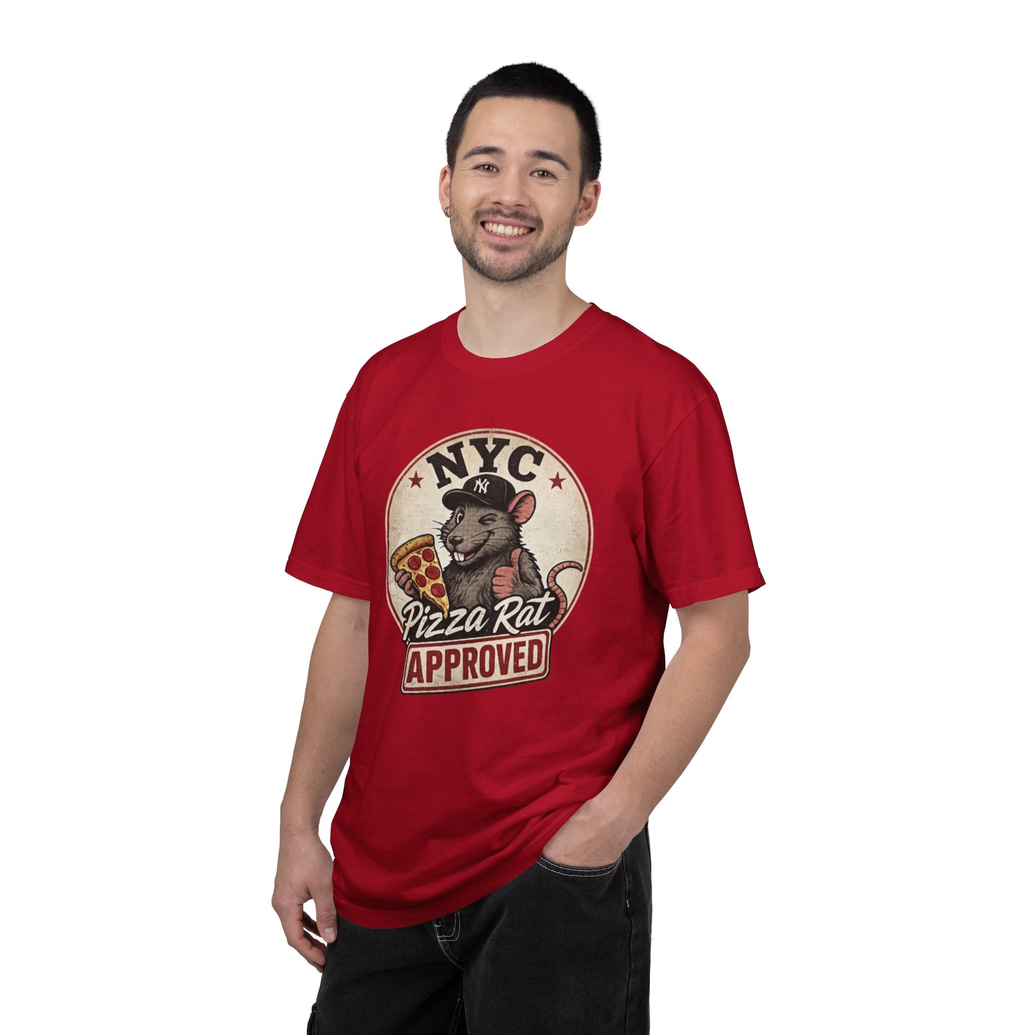 Pizza Rat Approved T-Shirt — NYC Vintage Pizza Lover Tee