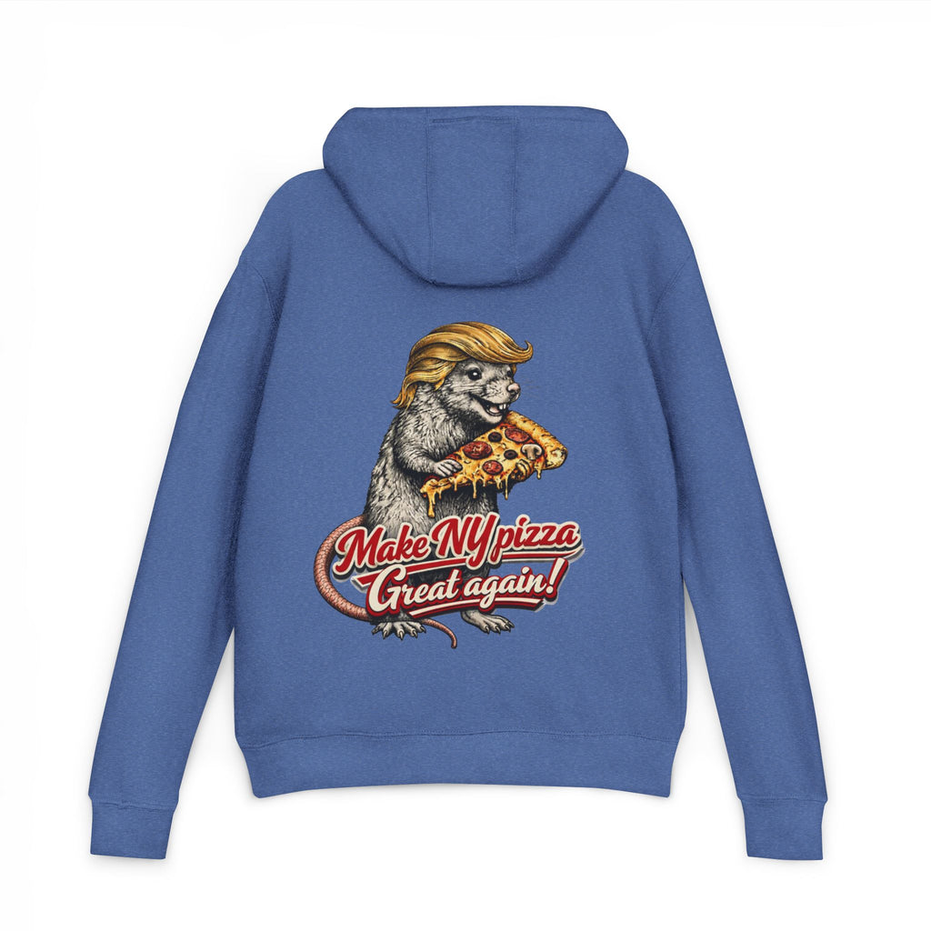 "NYC Where the Rats Eat Better" - Make NY Pizza Great Again Graphic - Hoodie