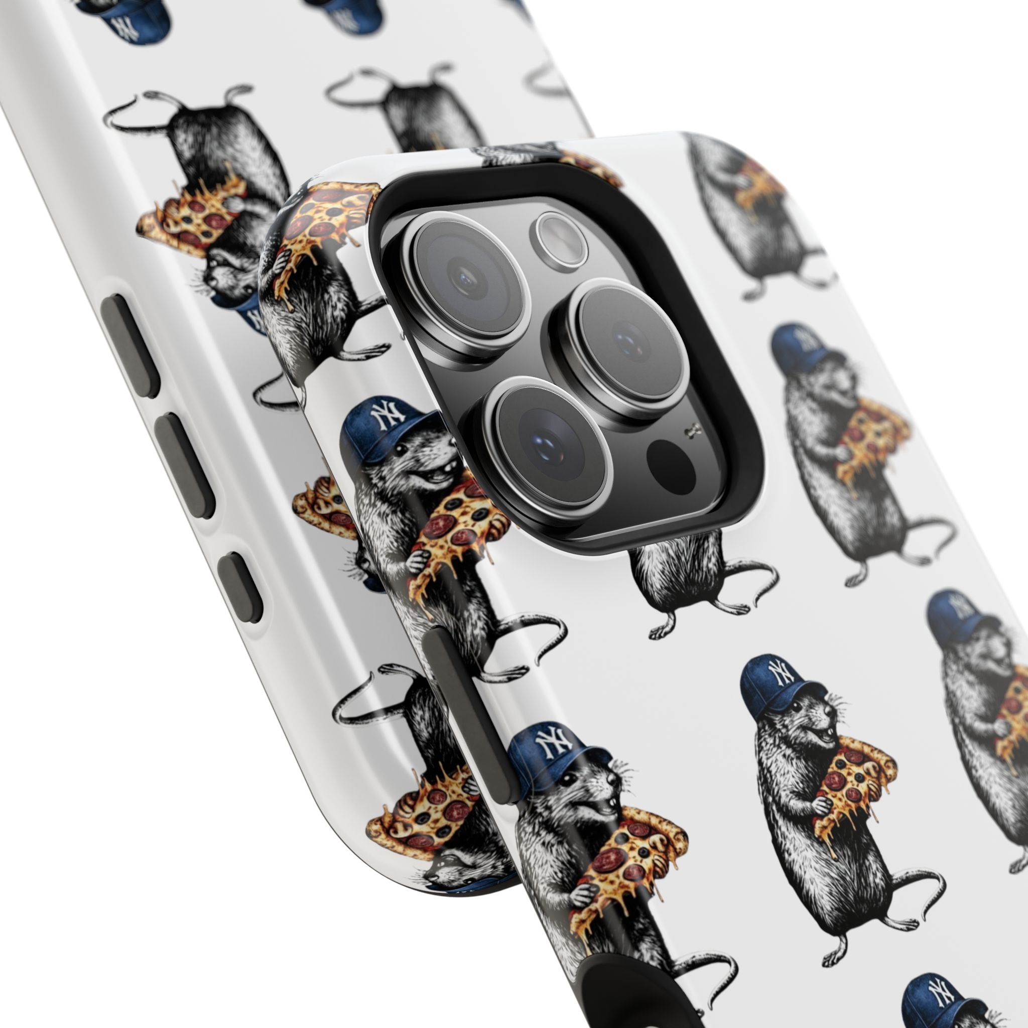 NY Pizza-Loving Rat Magnetic Phone Case