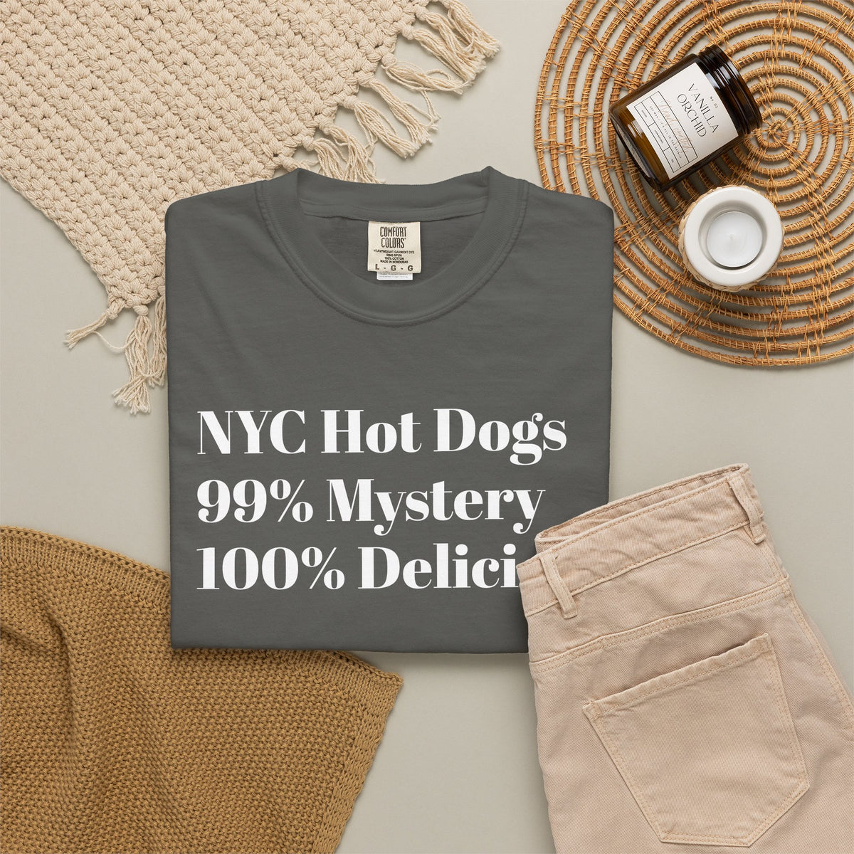 NYC Hot Dogs - 99% Mystery - 100% Delicious - Tee Shirt