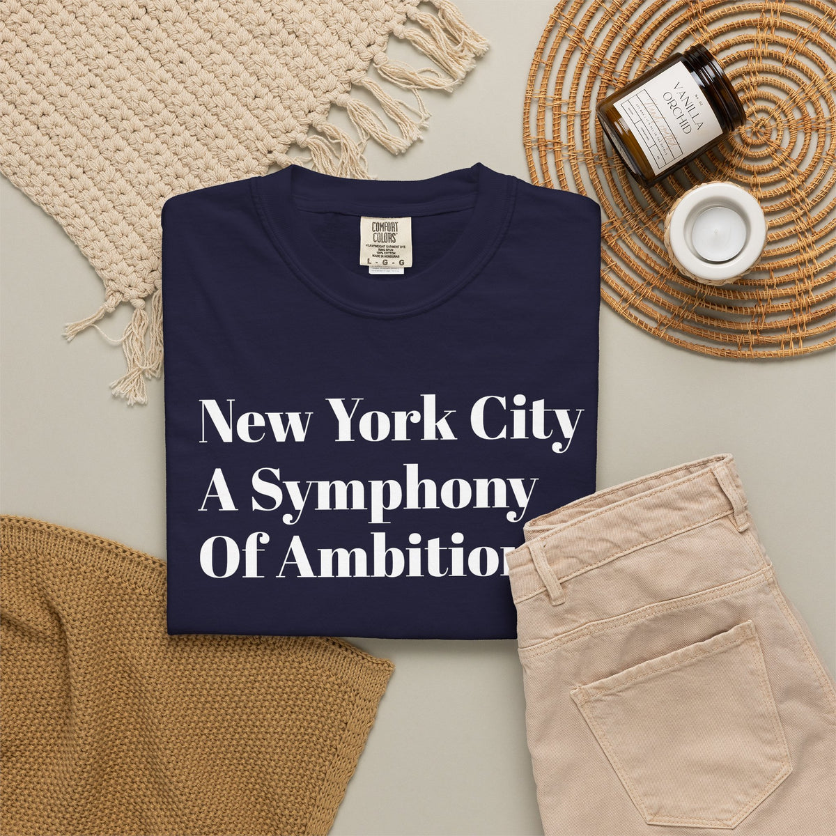 New York City - A Symphony Of Ambition - Tee Shirt